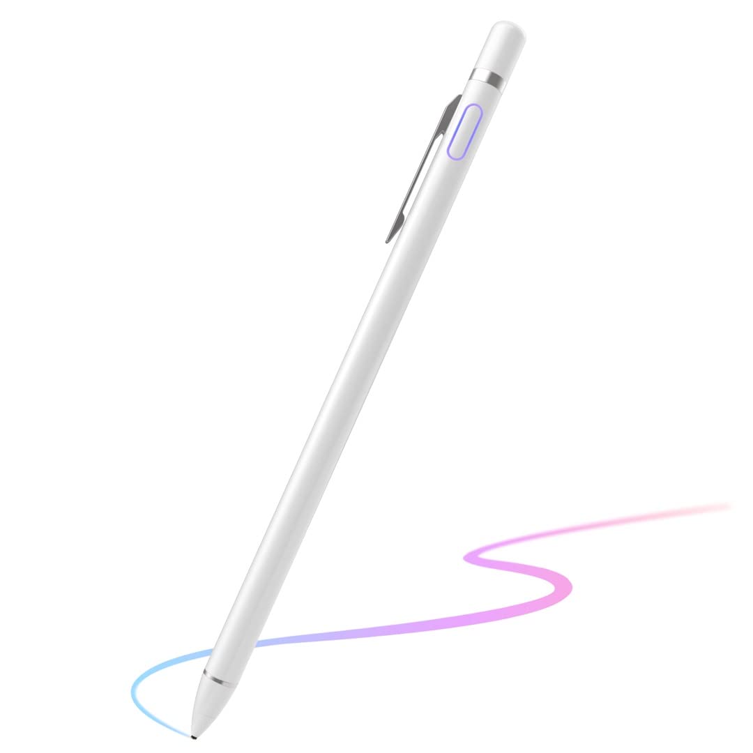 Premium Stylus Pen for iPad - Compatible with iPad Pro 12.9/11/10.5/9.7, Air 4/3/2/1, Mini 6/5/4/3/2/1 & iPad 9/8/7/6/5/4/3/2 | Digital Drawing Pen with Palm Rejection for Artists, Note-Taking & Design Work on Touch Screen Tablets