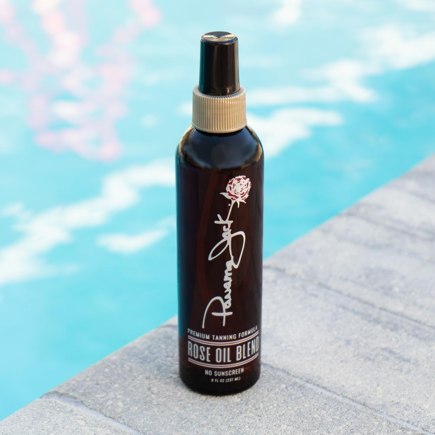 Panama Jack Rose Oil - SPF 0 Sun Tanning Oil, No Sunscreen, Natural Tan Enhancer for Deep Bronzing (Pack of 6) | Perfect for Beach, Pool & Summer Vacation Glow