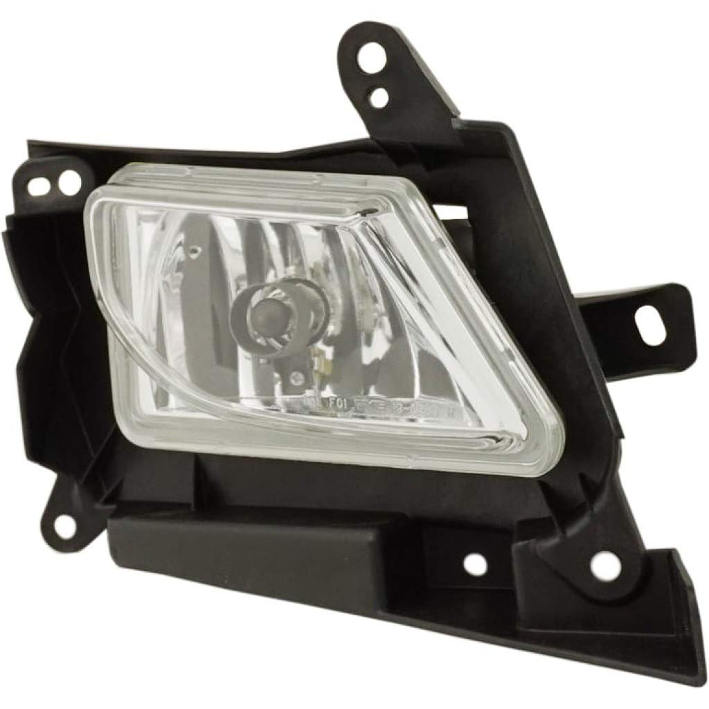 Mazda 3 Sport Fog Light Assembly 2010 2011 Right Passenger Side | Rectangular Fog Lamp | Compatible with 2.5L Engine | Replacement Part MA2593119 BBM551680C | Perfect for Night Driving & Foggy Conditions