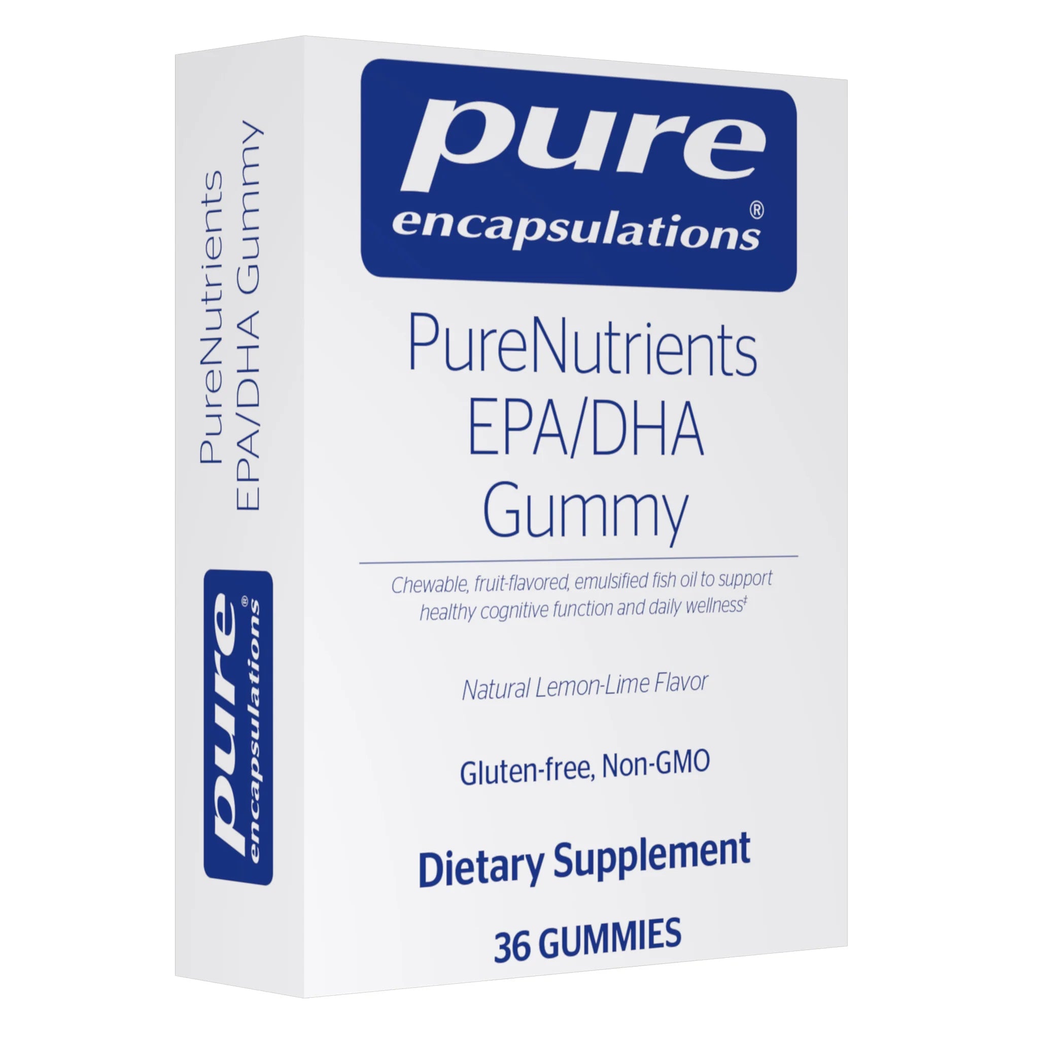 PureNutrients EPA DHA Omega-3 Gummy Vitamins for Adults & Kids - Supports Brain, Heart & Eye Health - Delicious Fish Oil Supplement for Daily Wellness