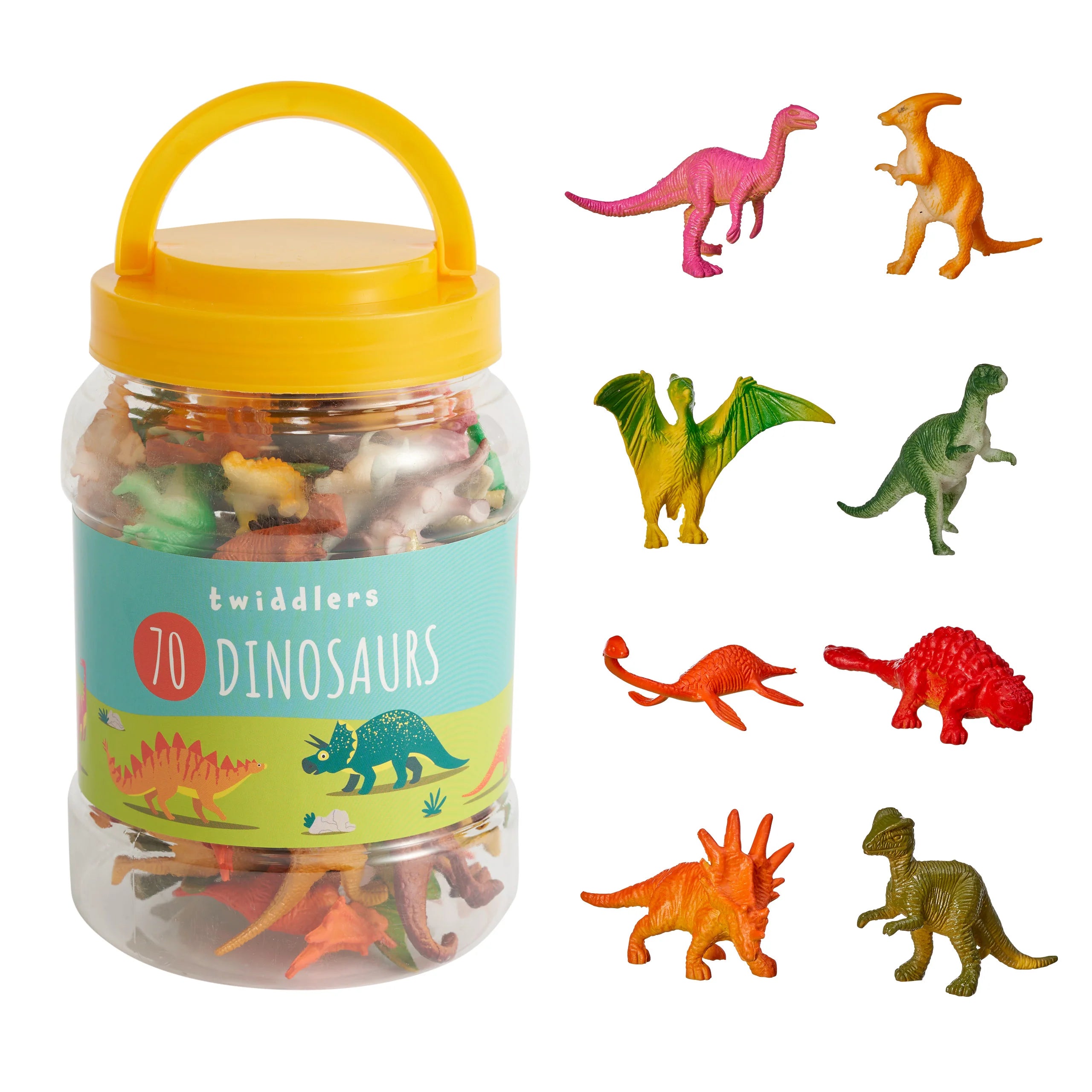 Pt198 Tub It Toys - 70 Piece Dinosaur Bath Toys Set for Kids, Fun & Educational Bathtime Play, Perfect for Toddlers & Children’s Water Play Activities