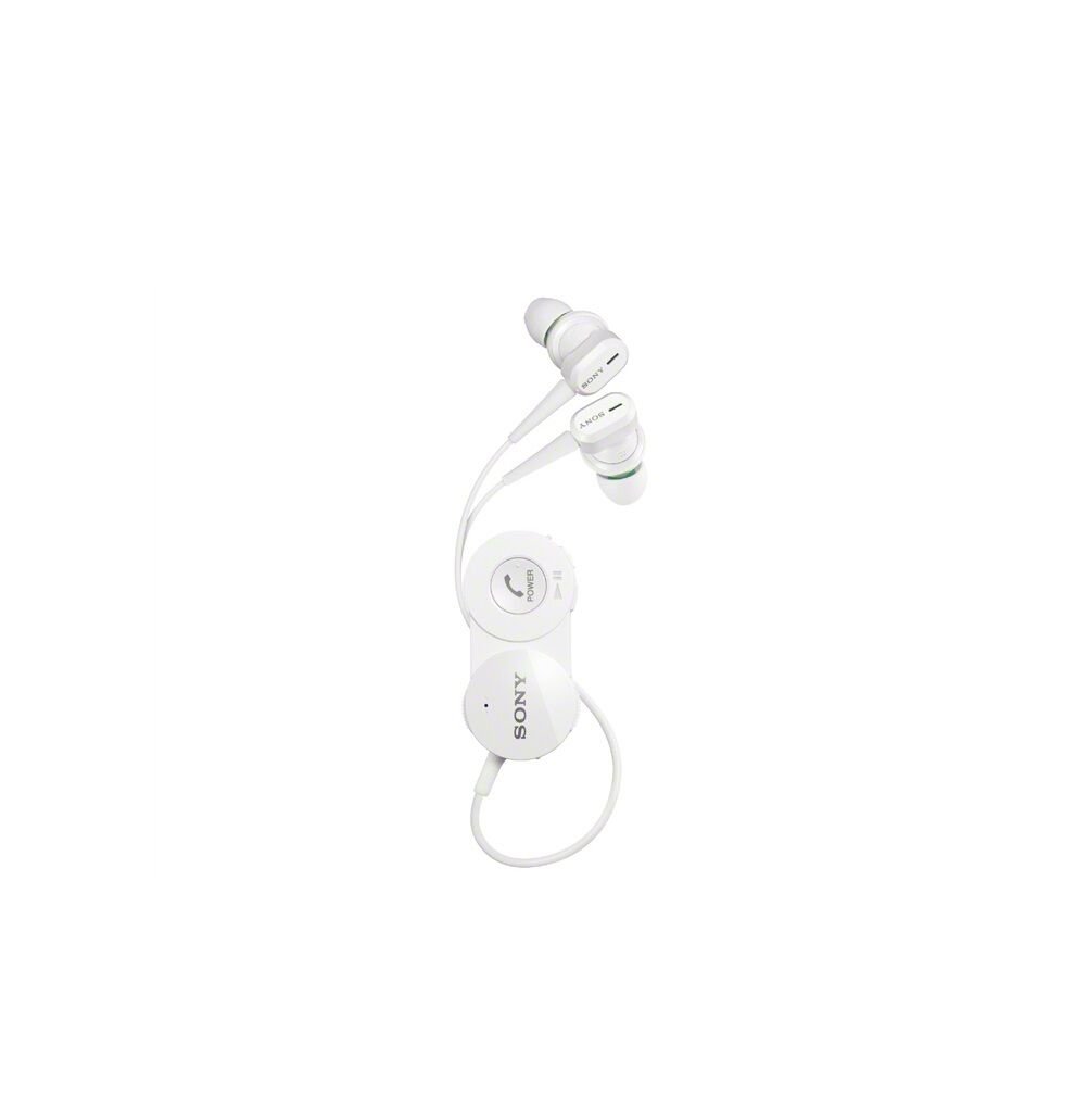 Sony DR-BT150NC-W White Wireless Bluetooth Earbuds with Active Noise Cancellation - Premium In-Ear Headphones for Travel, Work & Gym (Japanese Import)