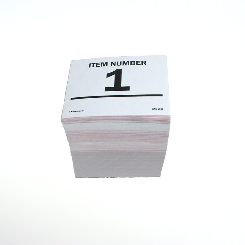 Premium Numbered 1-500 Playing Cards Deck (1 or 2 Part) - Perfect for Poker, Blackjack & Casino Night Games