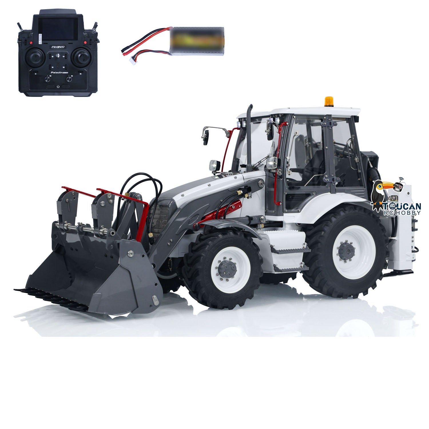 LESU 1/14 Scale RC Hydraulic Backhoe Loader - 2 in 1 Radio Controlled Construction Vehicle with Excavator & Loader Functions, Ready-to-Run Painted Model for Adults & Kids | Perfect for Construction Site Play, Backyard Digging & RC Hobby Enthusiasts