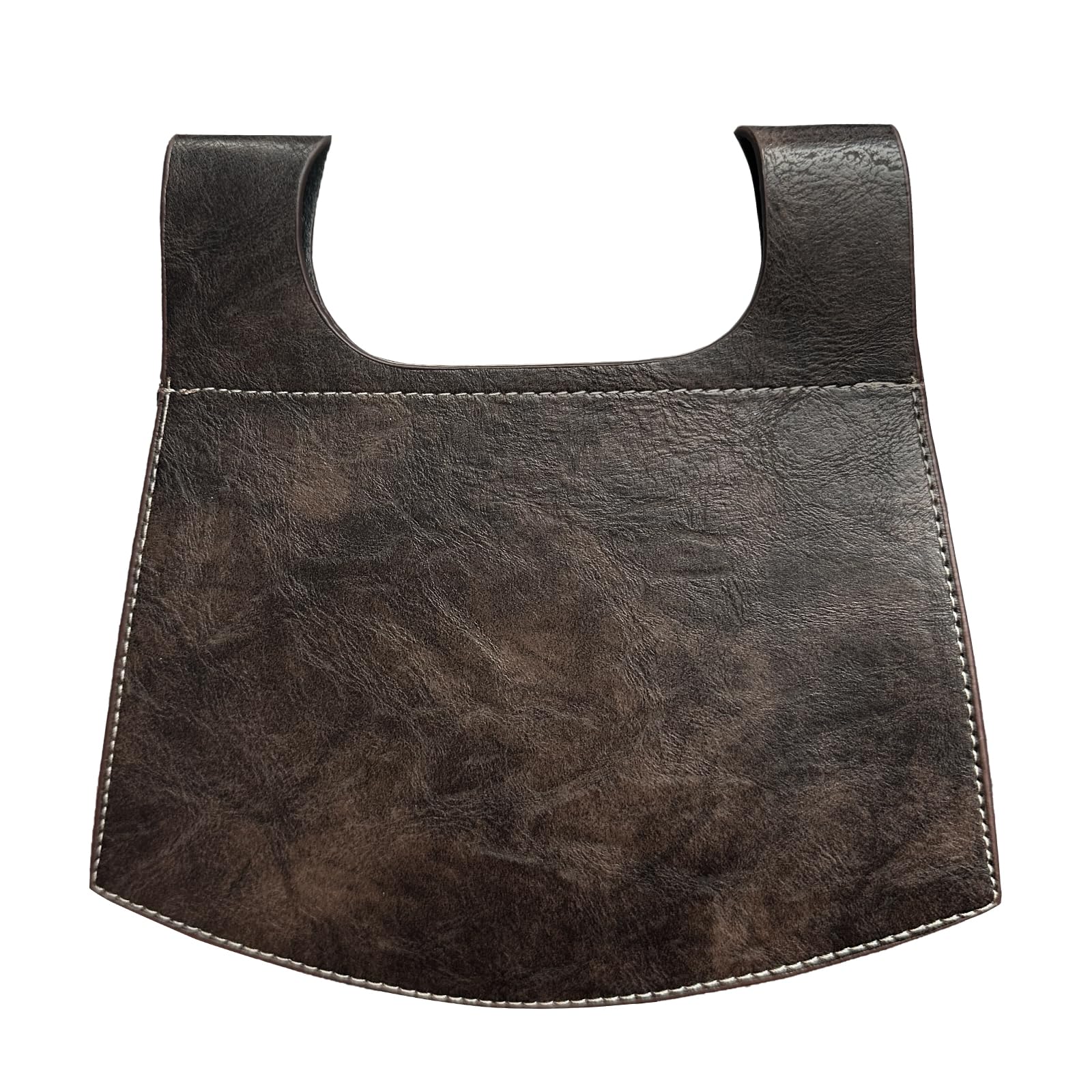 Medieval Faux Leather Belt Bag with O Ring - Vintage Knight Style Renaissance Pouch Set (Brown) | Perfect for LARP, Cosplay, Renaissance Fairs & Historical Reenactments