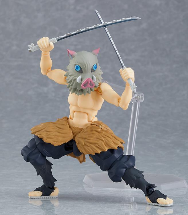 Figma #533 DX Inosuke Hashibira Action Figure - Demon Slayer: Kimetsu no Yaiba Anime Collectible for Display & Cosplay