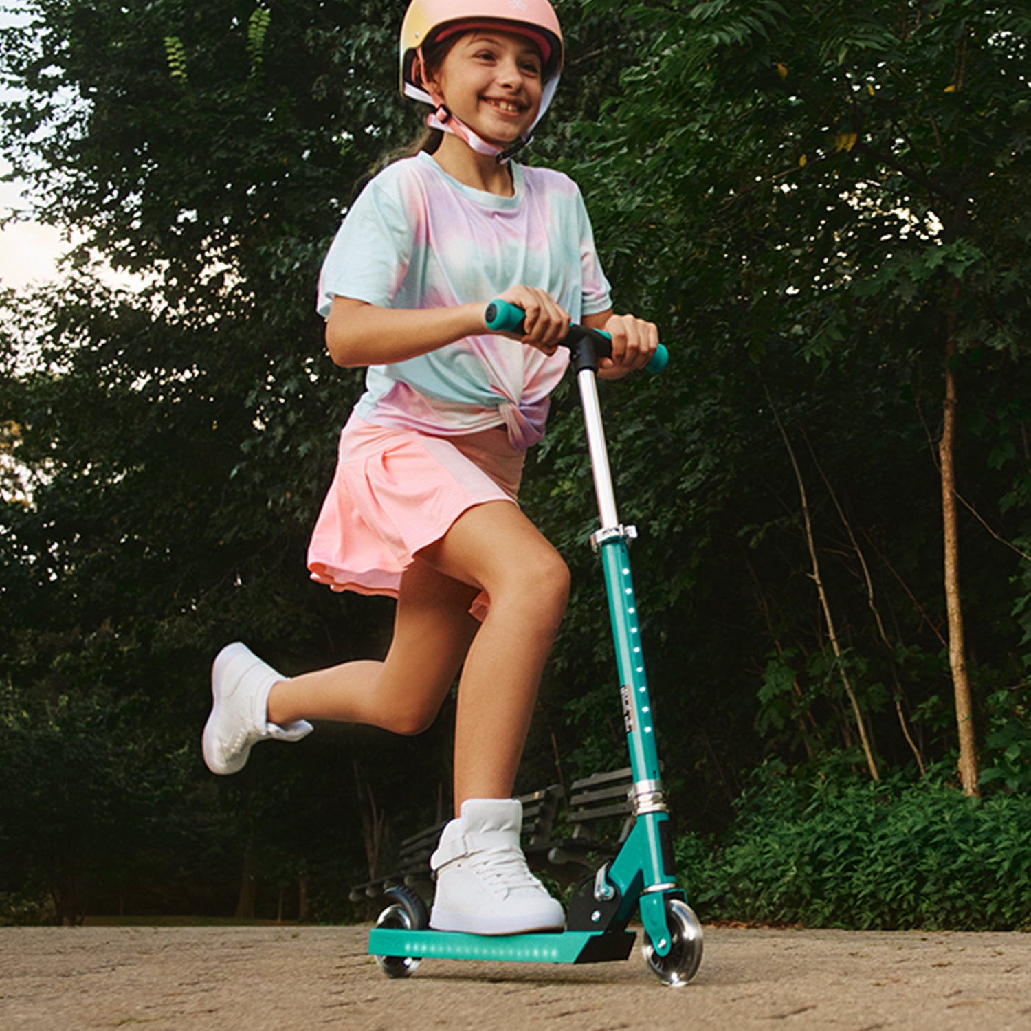 Jupiter Kick Scooter with LED Lights - Lightweight Aluminum Folding Scooter for Adults & Teens - Perfect for Commuting, Urban Travel & Fun Rides