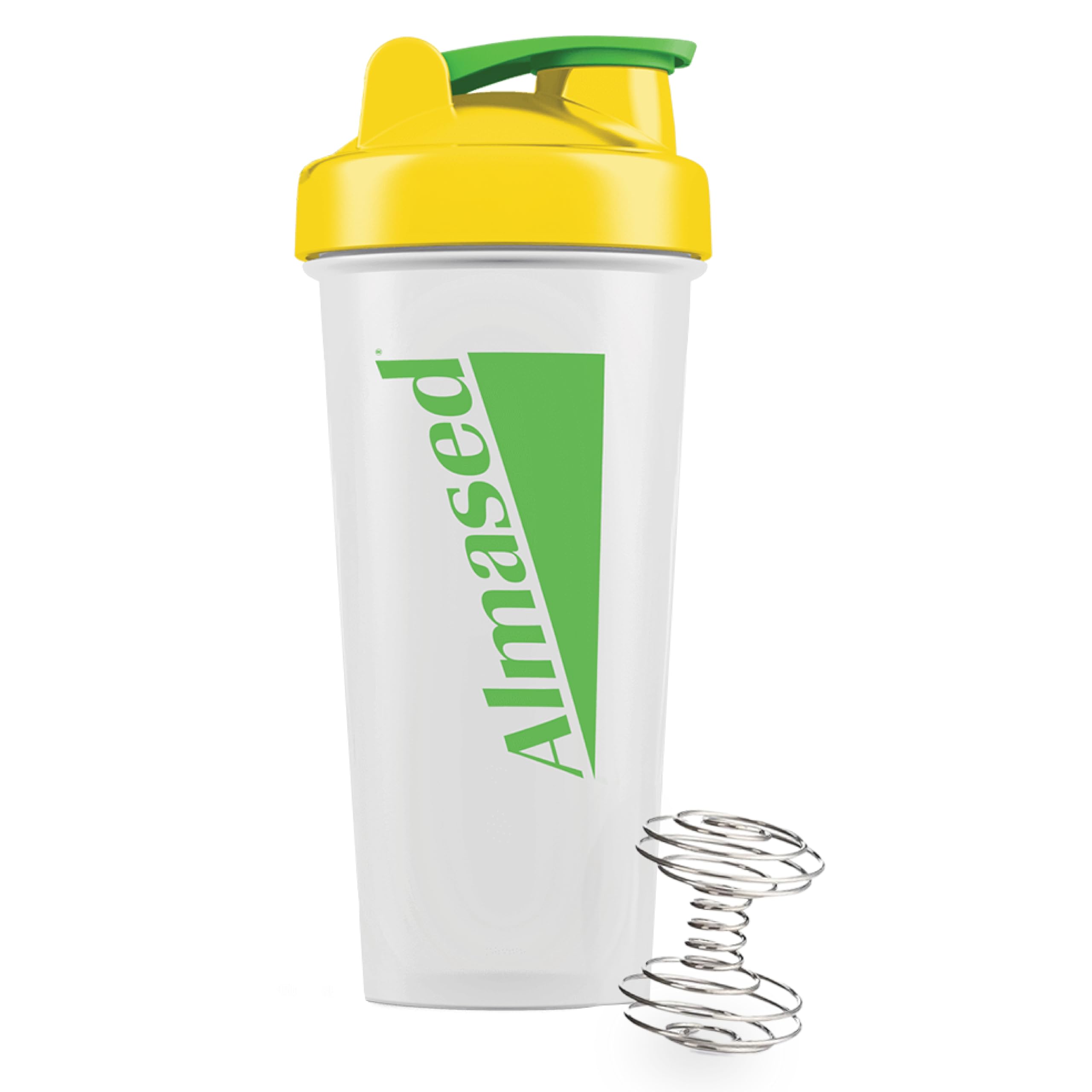 Almased 24oz (700ml) Protein Shaker Bottle for Protein Powder, Smoothies & Pre-Workout - Leak-Proof Mixing Cup with Secure Lid - Ideal for Gym, Fitness & Post-Workout Recovery