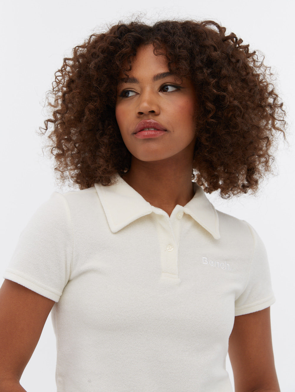 Filby Terry Women's Crop Polo T-Shirt - Stylish Casual Short Sleeve Top for Summer Outfits, Golf, Tennis & Outdoor Activities