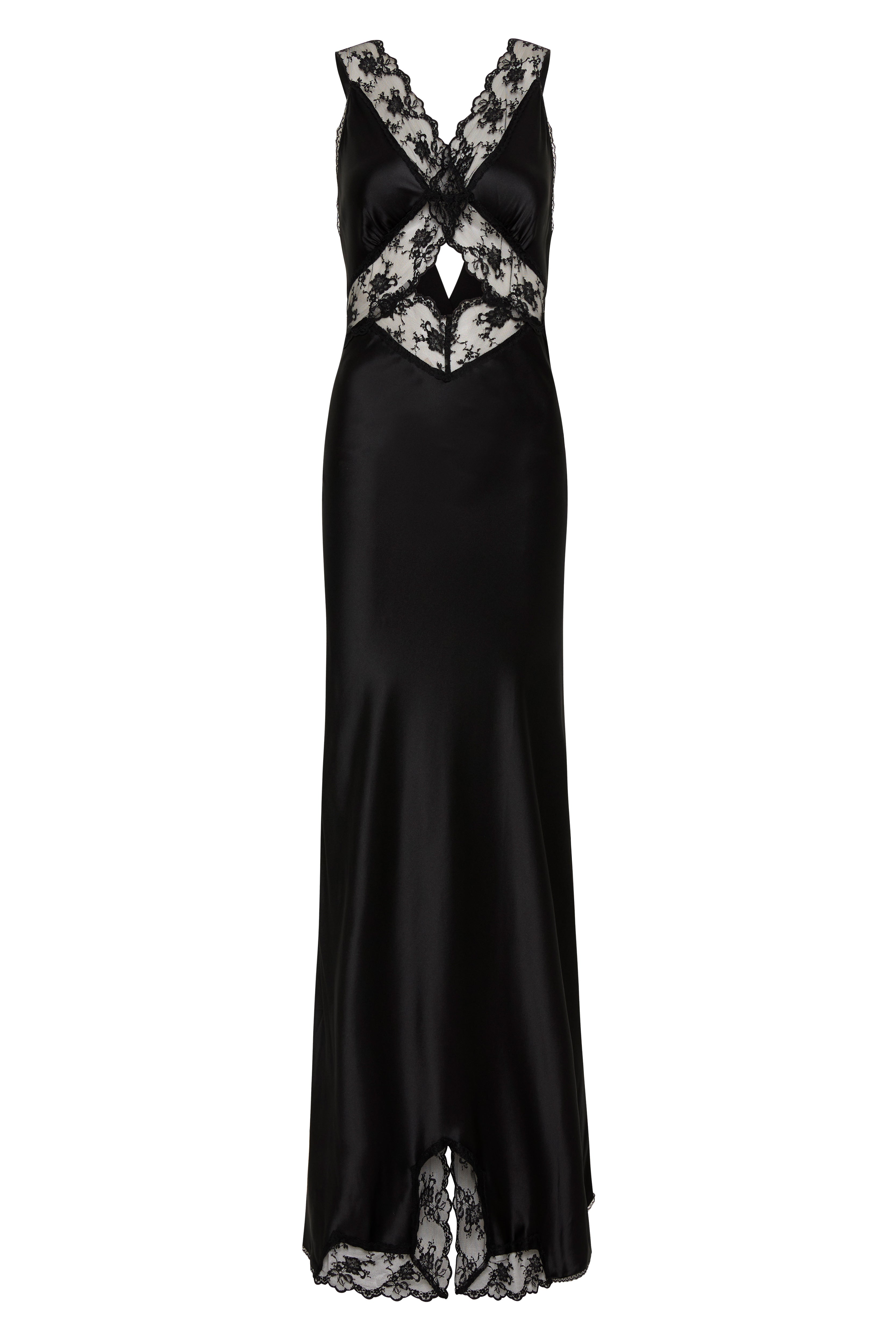 Elegant Aries Cut Out Gown - Sexy Deep V Neck Evening Dress for Women, Perfect for Prom, Party & Special Occasions