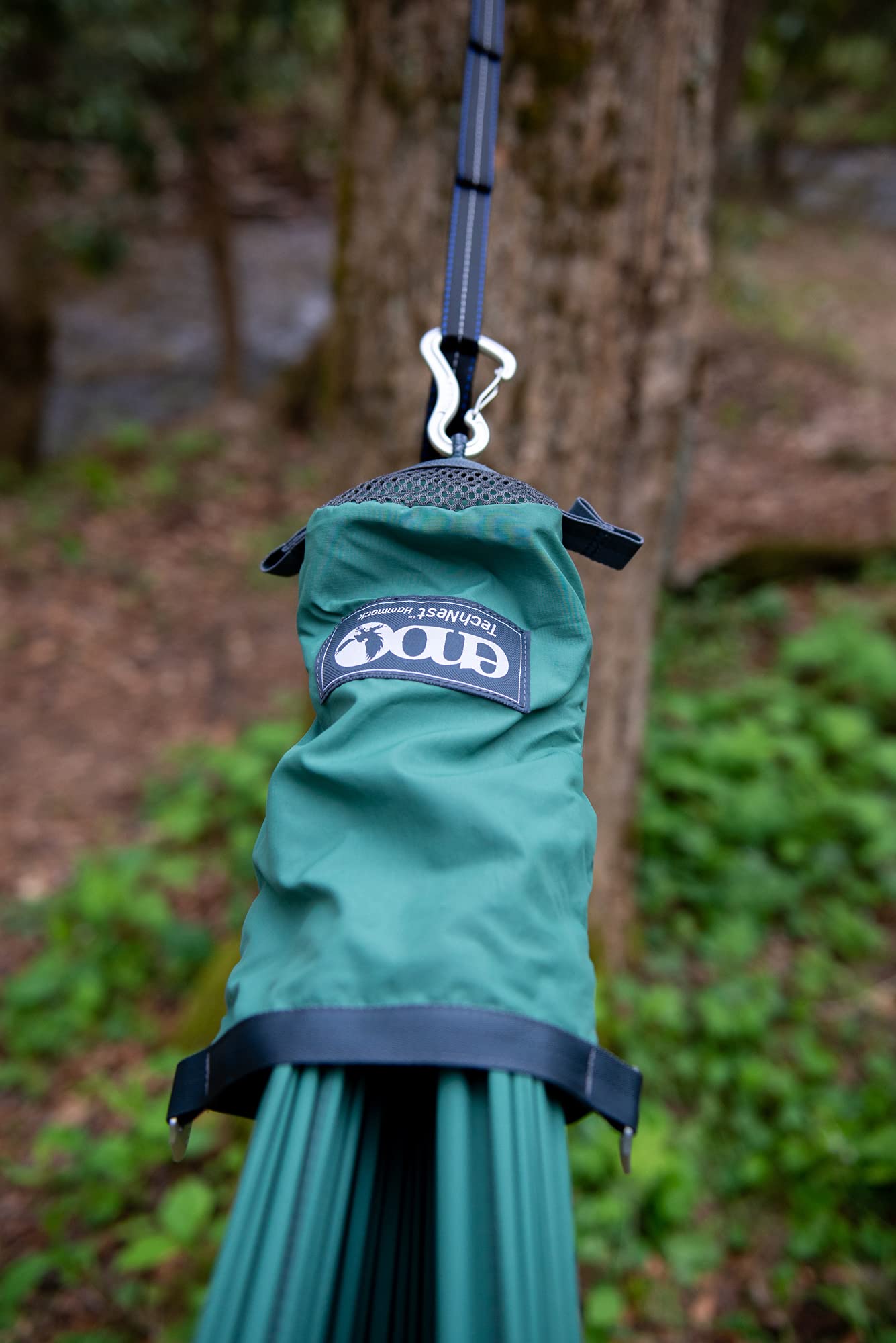 ENO Eagles Nest Outfitters TechNest Hammock - Lightweight Portable Camping Hammock for Backpacking, Hiking & Outdoor Adventures (Sedona Red) - Perfect for Camping, Travel & Relaxation in Nature
