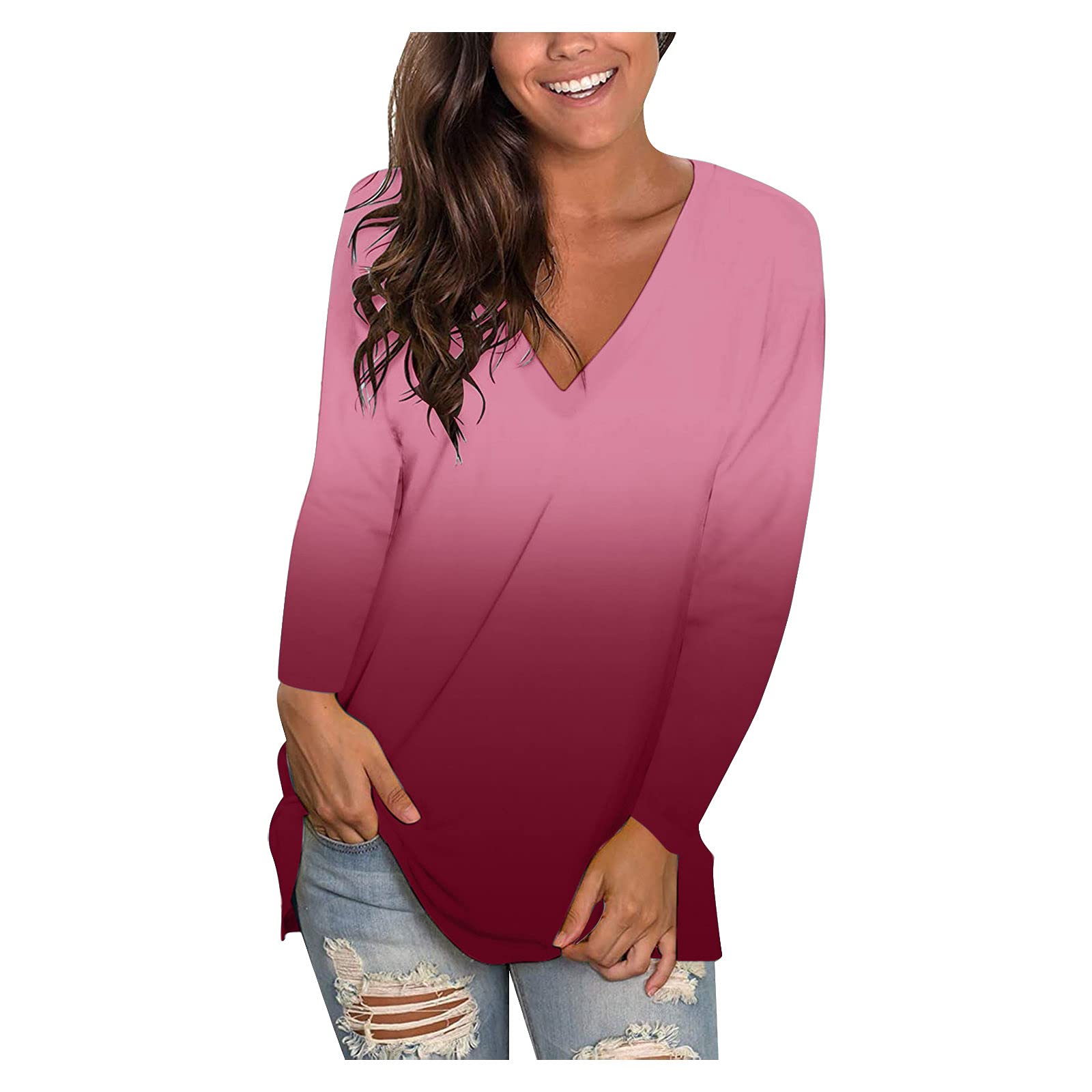 Women's Tie Front Chiffon Blouse - V Neck Batwing Short Sleeve Summer Top - Flowy Casual Shirt & T-Shirt Alternative - Perfect for Office Wear, Date Nights & Summer Outings