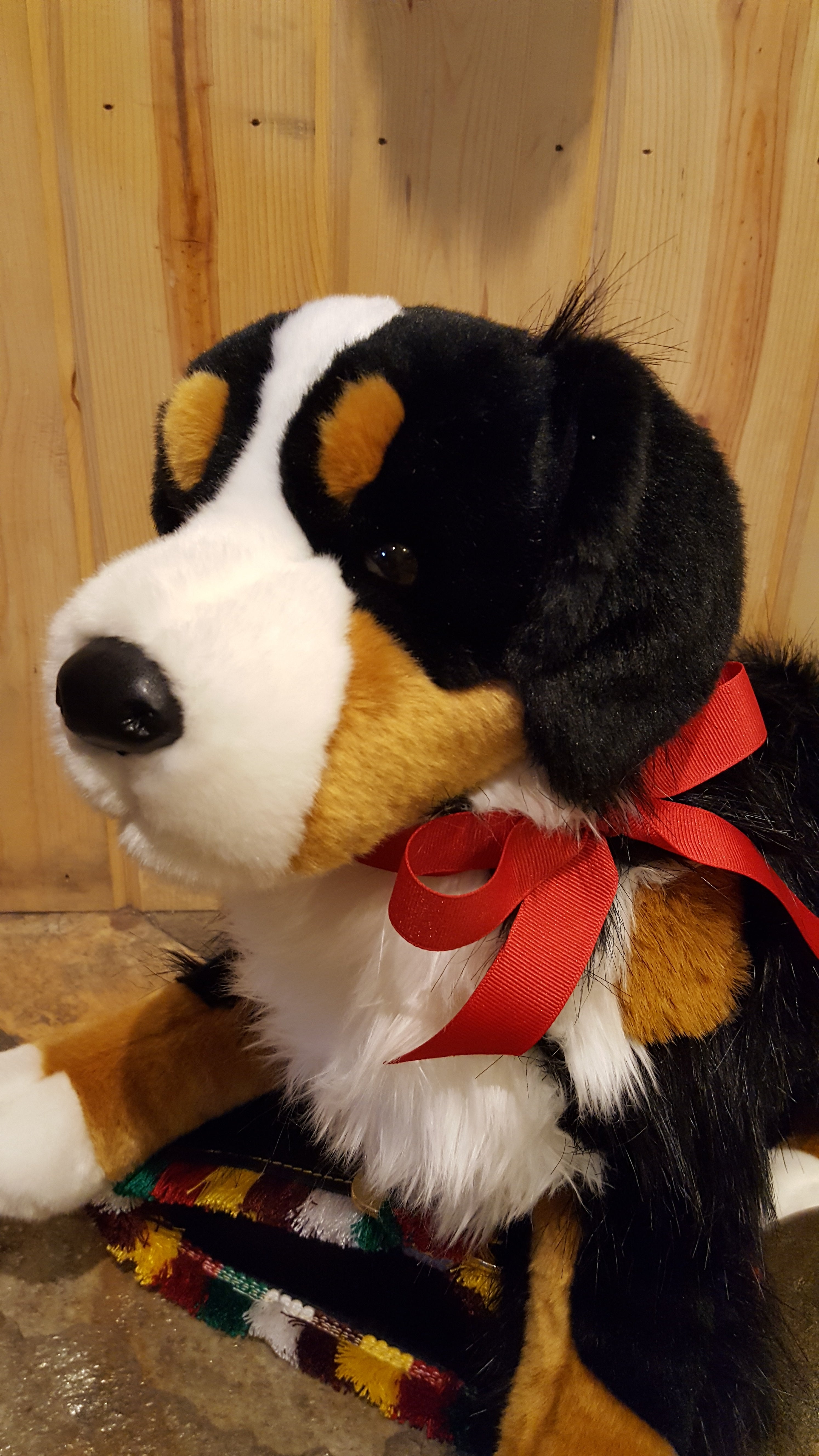 Premium Plush Bernese Mountain Dog Stuffed Animal - Signature Alpen Schatz Collection | Soft Cuddly Toy for Kids, Home Decor & Gift Idea