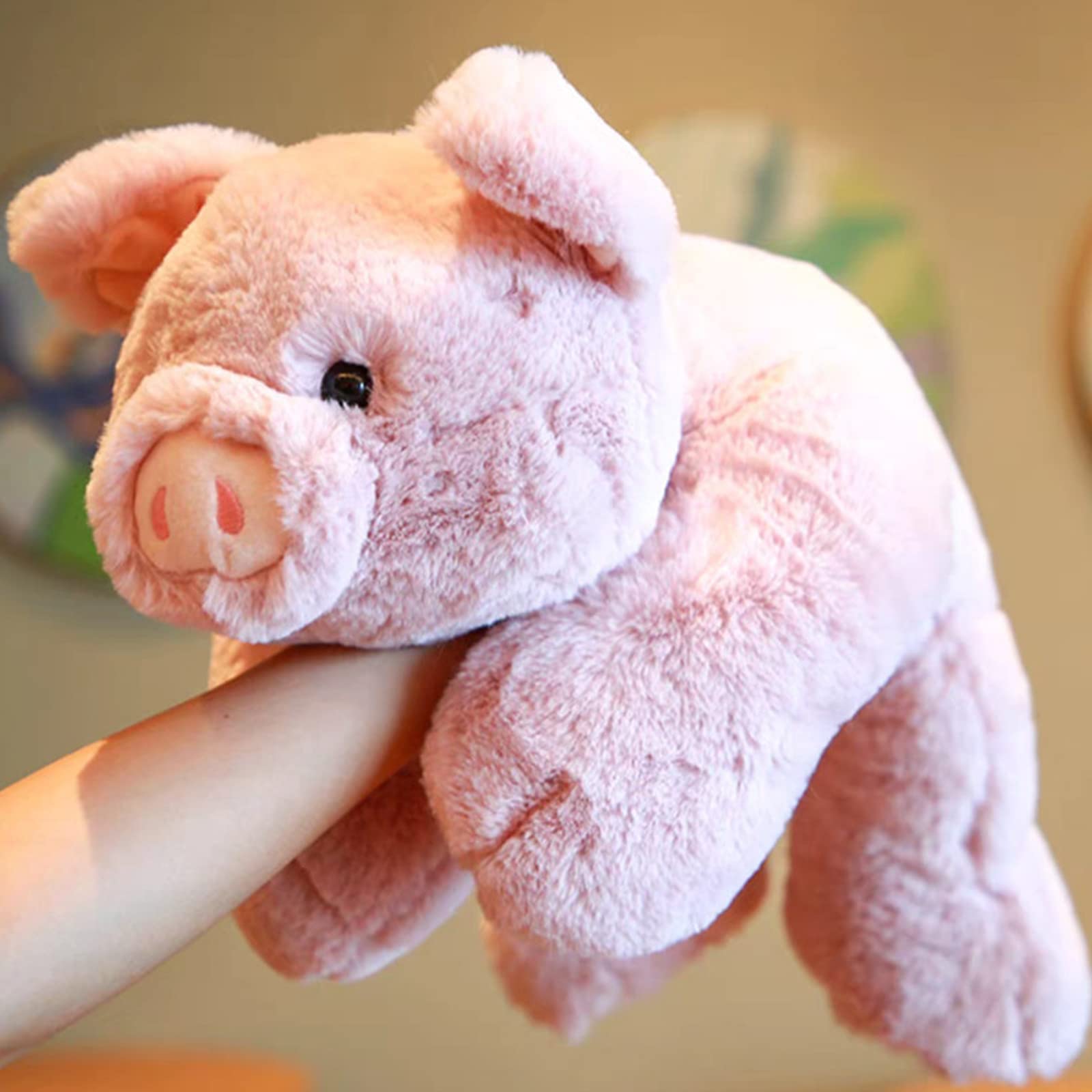 6.2lbs Weighted Stuffed Pig Plush Toy - 29.5 Inch Cute Pink Pig Pillow for Anxiety Relief, Sensory Therapy, Kids & Adults | Perfect for Stress Relief, Sleep Aid, and Calming Comfort