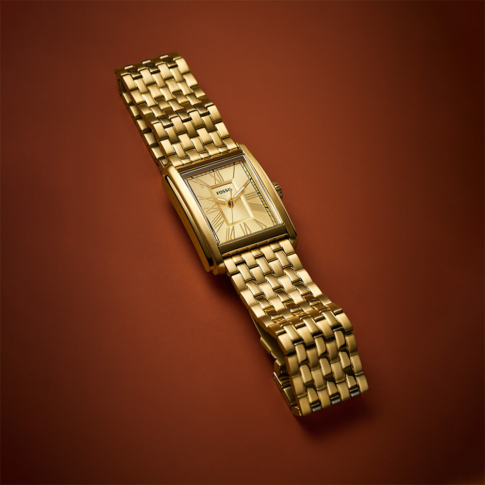 Fossil Carraway FS6009 Genuine Leather Watch - Stylish & Durable for Men | Perfect for Business, Casual & Everyday Wear