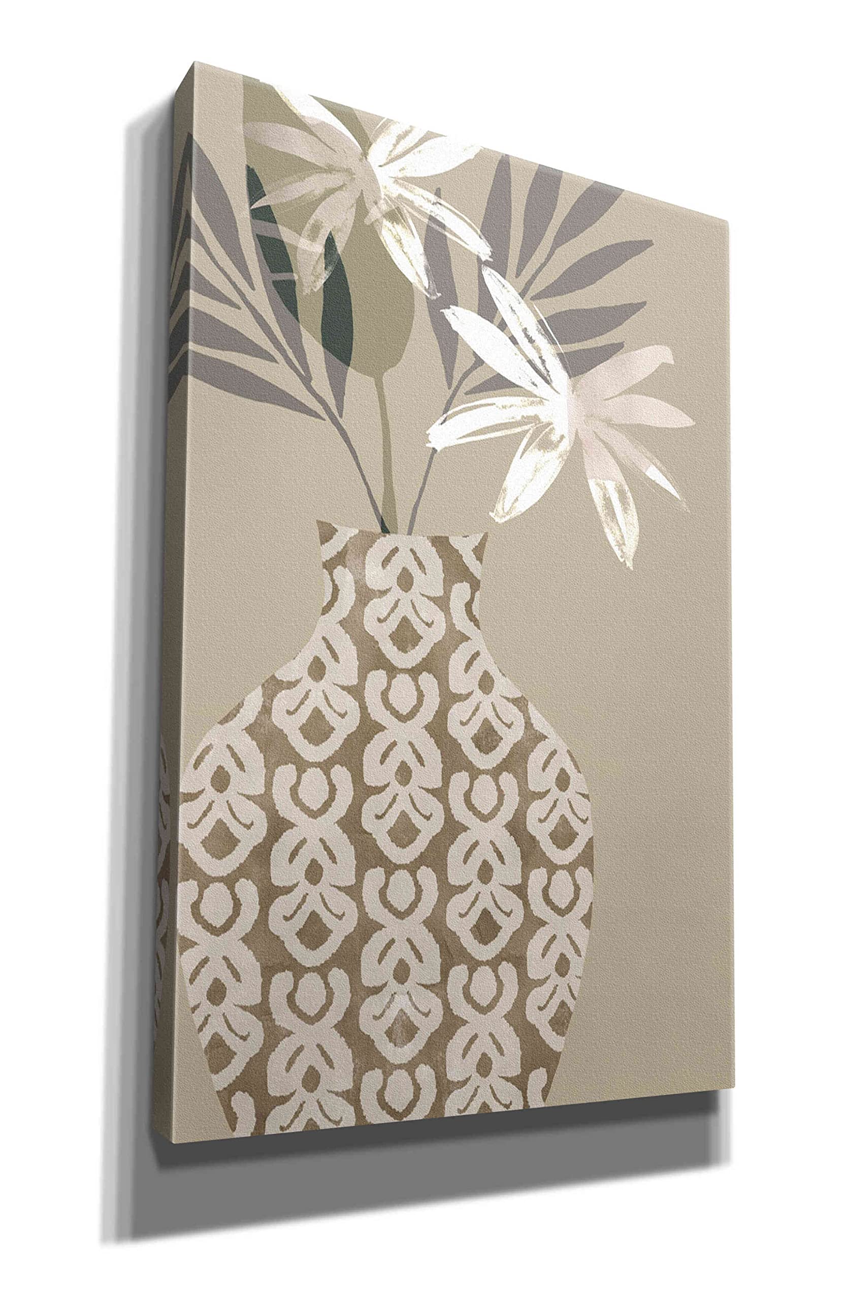 Flora Kouta Graffiti Decorative Vase I Giclee Canvas Wall Art - 26x40 Inches Modern Home Decor for Living Room, Bedroom & Office