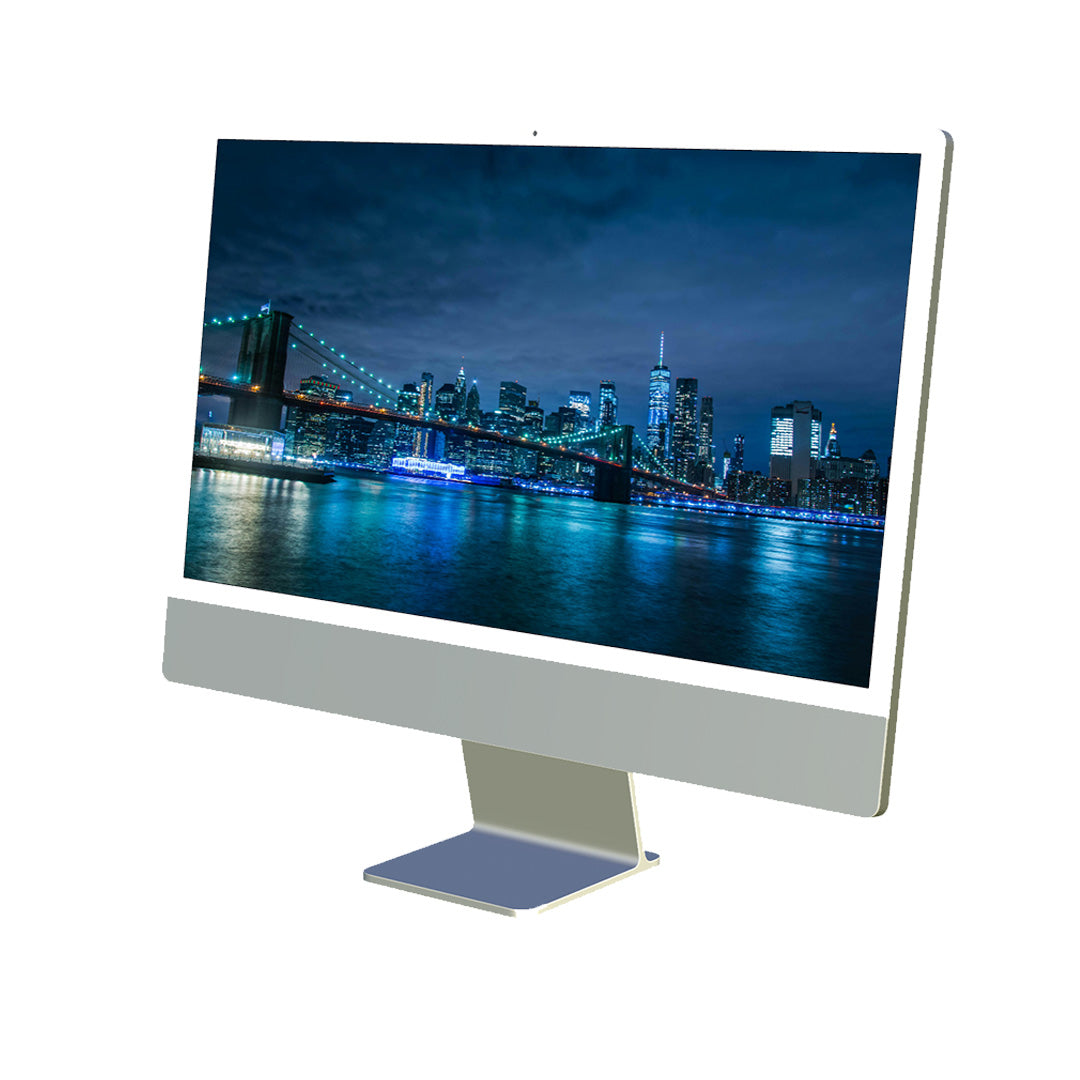 Apple iMac 24-inch (2021) M1 Chip 16GB RAM 2TB SSD 4.5K Retina Display - All-in-One Desktop Computer for Home Office, Graphic Design & Video Editing