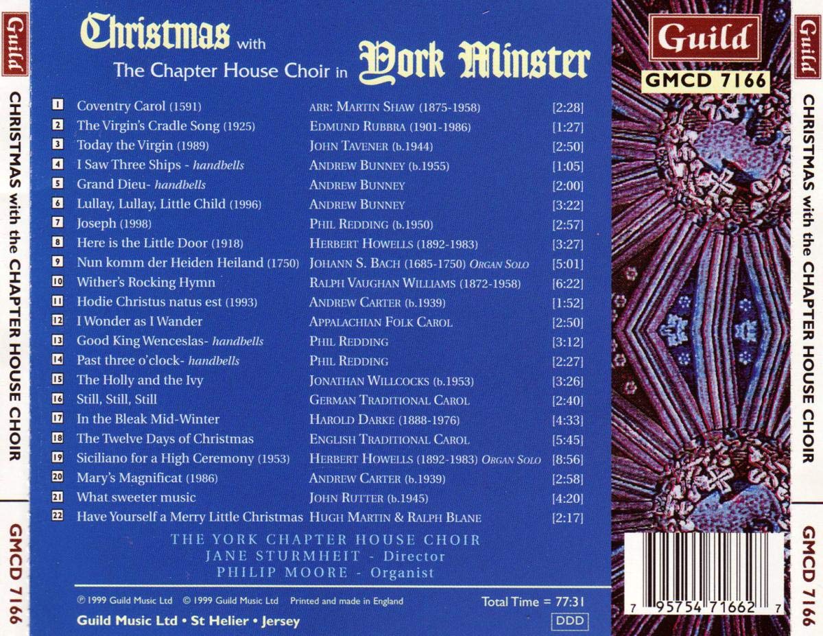 Christmas with the Chapter House Choir in York - Traditional Holiday Choral Music for Festive Celebrations, Church Services & Seasonal Gatherings