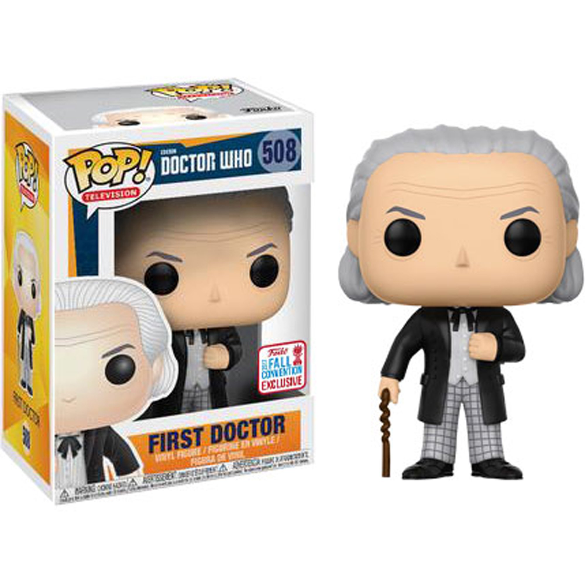 Funko POP! Vinyl Figure - The First Doctor (2017 Fall Convention Exclusive) | Doctor Who Collectible for Fans, Perfect for Display & Gifting