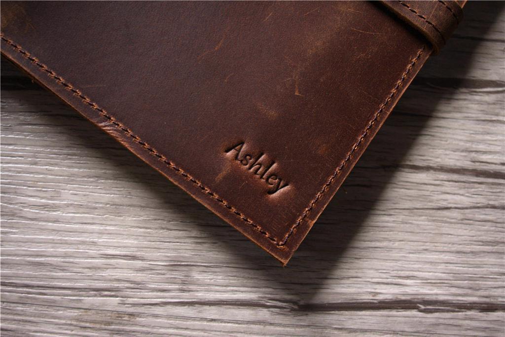 Handmade Leather Bullet Journal Planner - Refillable Notebook for Productivity & Organization - Perfect for Work, School, and Creative Writing