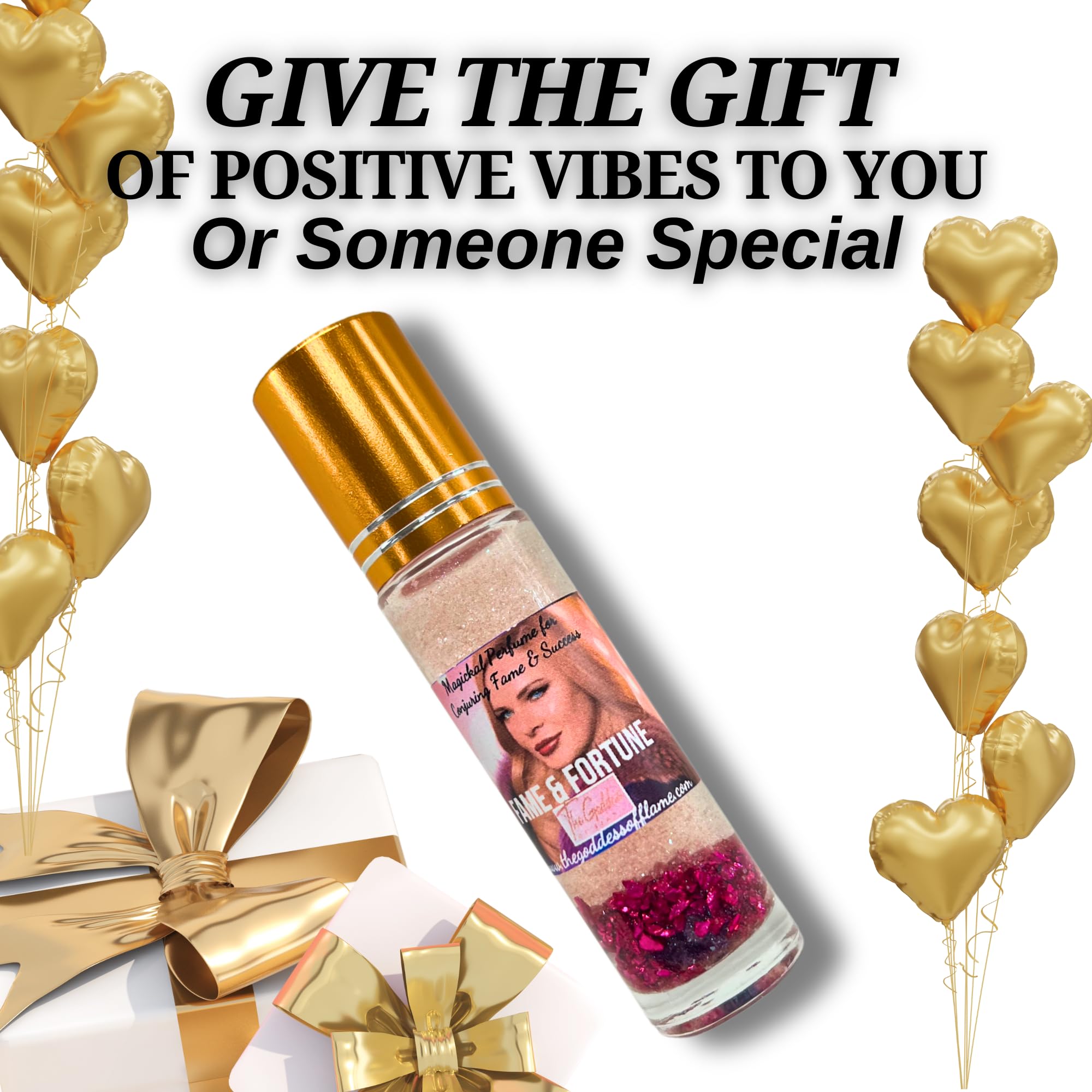 Fame & Fortune Roll On Pheromone Perfume Oil for Women - Essential Oil Infused for Abundance, Success & Rituals | TSA Ready for Travel | Perfect for Wiccan, Hoodoo, Pagan & Magick Practices | Use for Daily Confidence Boost, Spiritual Work & Special Occasions