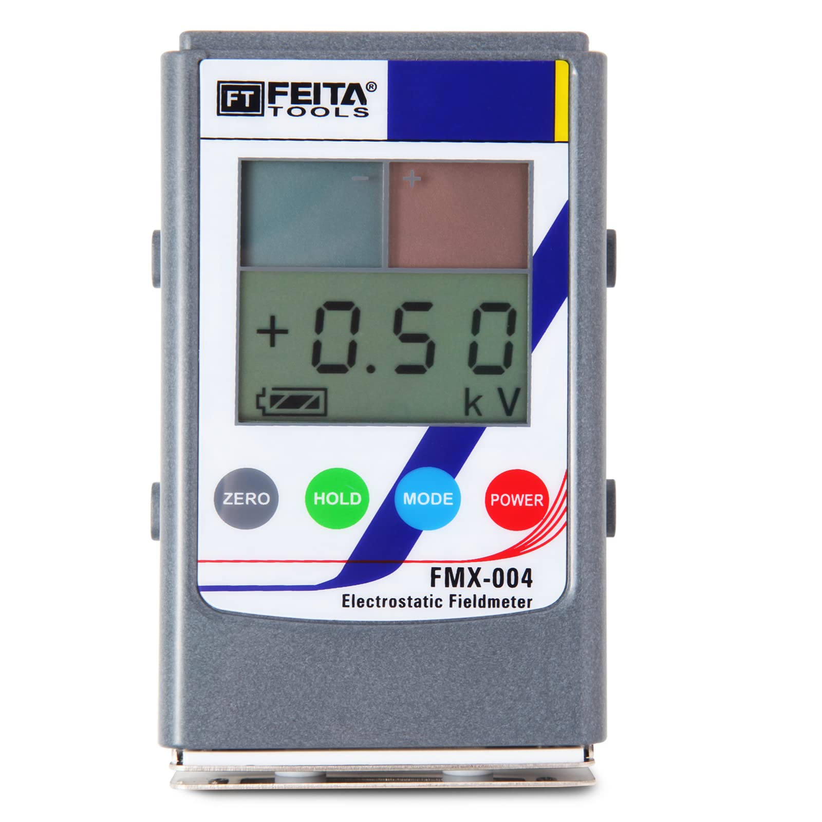 FEITA Upgraded Handheld Electrostatic Field Meter 0-30KV - Portable ESD Tester for Static Electricity Detection on Textile, Fiber, Paper, Rubber & Plastic - Ideal for Industrial Safety, Quality Control & Laboratory Measurements
