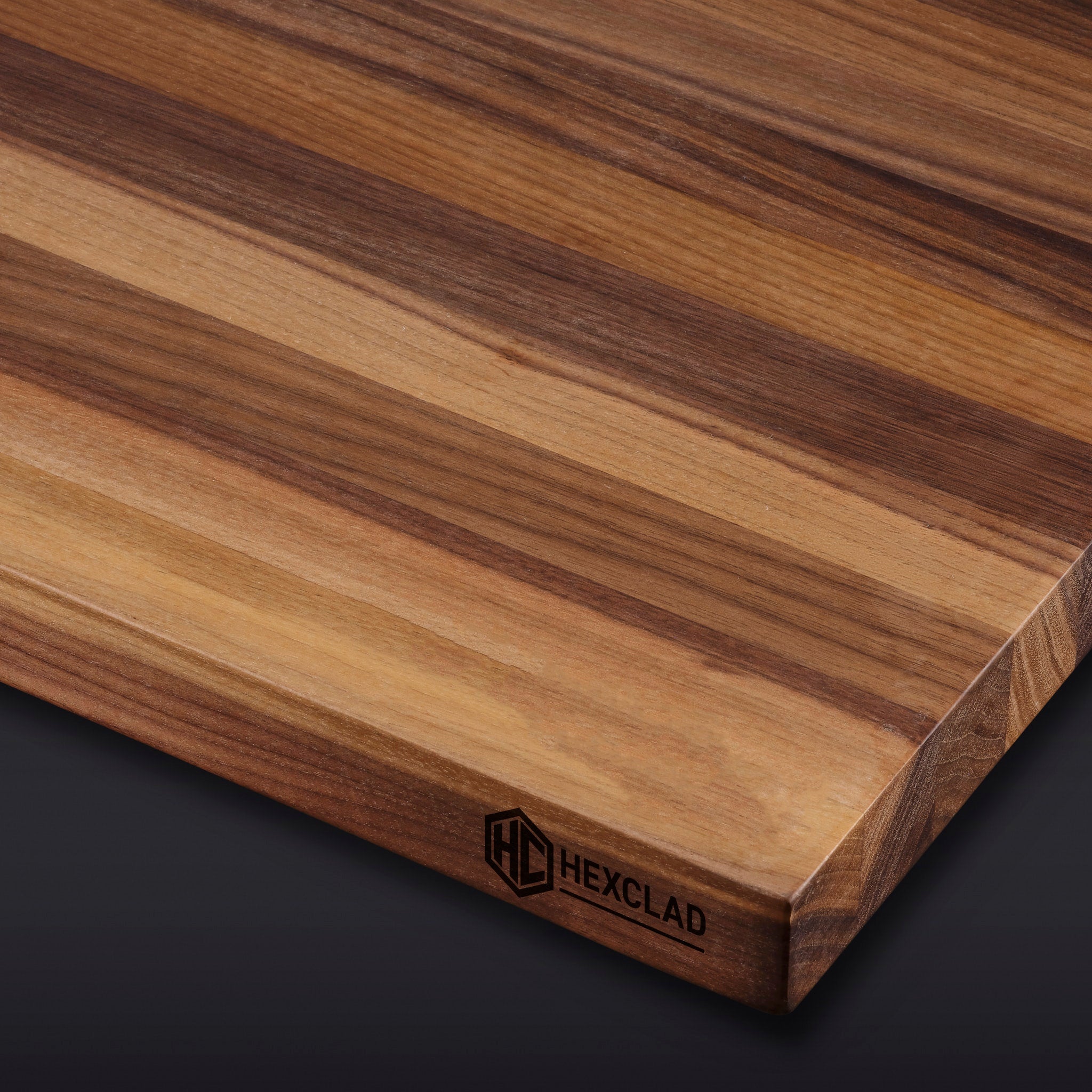 HexClad Premium Walnut Wood Cutting Board - Large 14x11 Inches - Durable & Knife-Friendly Chopping Board for Kitchen, Butcher Block for Meat, Vegetables, Fruits - Perfect for Home Chefs & Professional Kitchens