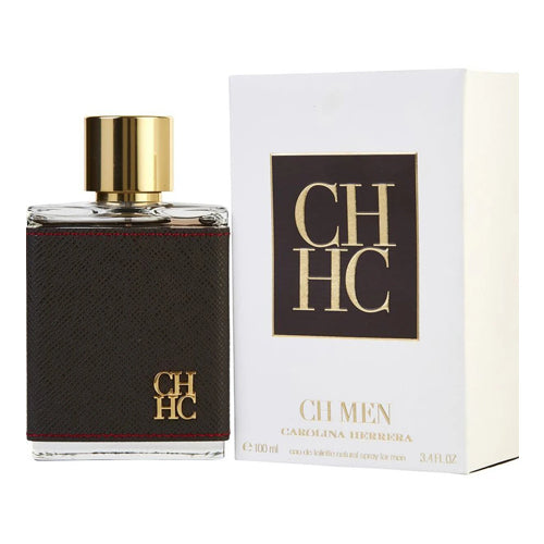 Carolina Herrera CH Men Eau de Toilette 100ml for Men - Fresh & Masculine Cologne for Day & Night Wear, Date Nights & Special Occasions
