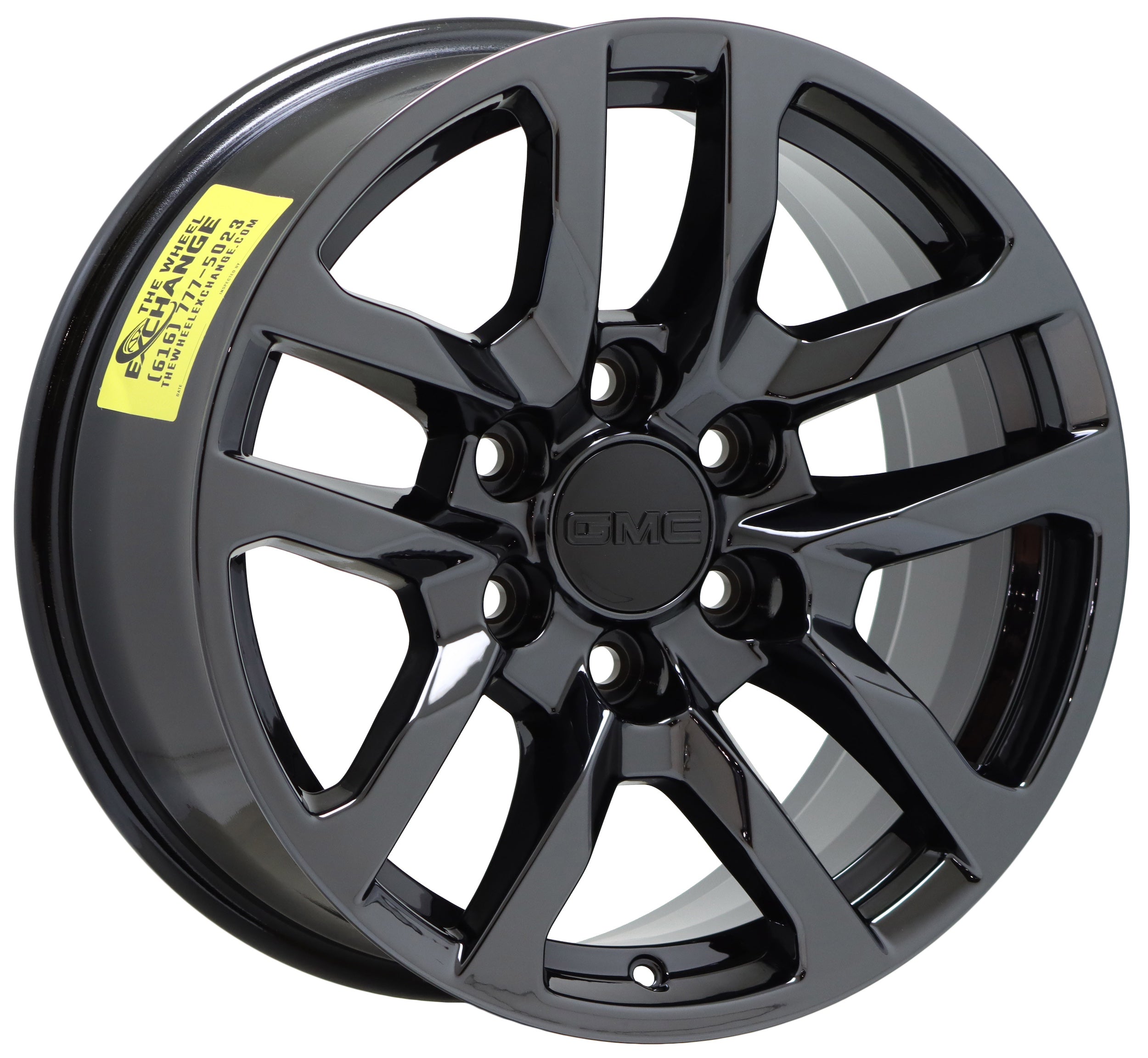 18 GMC Sierra 1500 Black Chrome Wheels & Rims - Factory OEM 5912 (Exchange) - Perfect for Off-Roading & Truck Customization