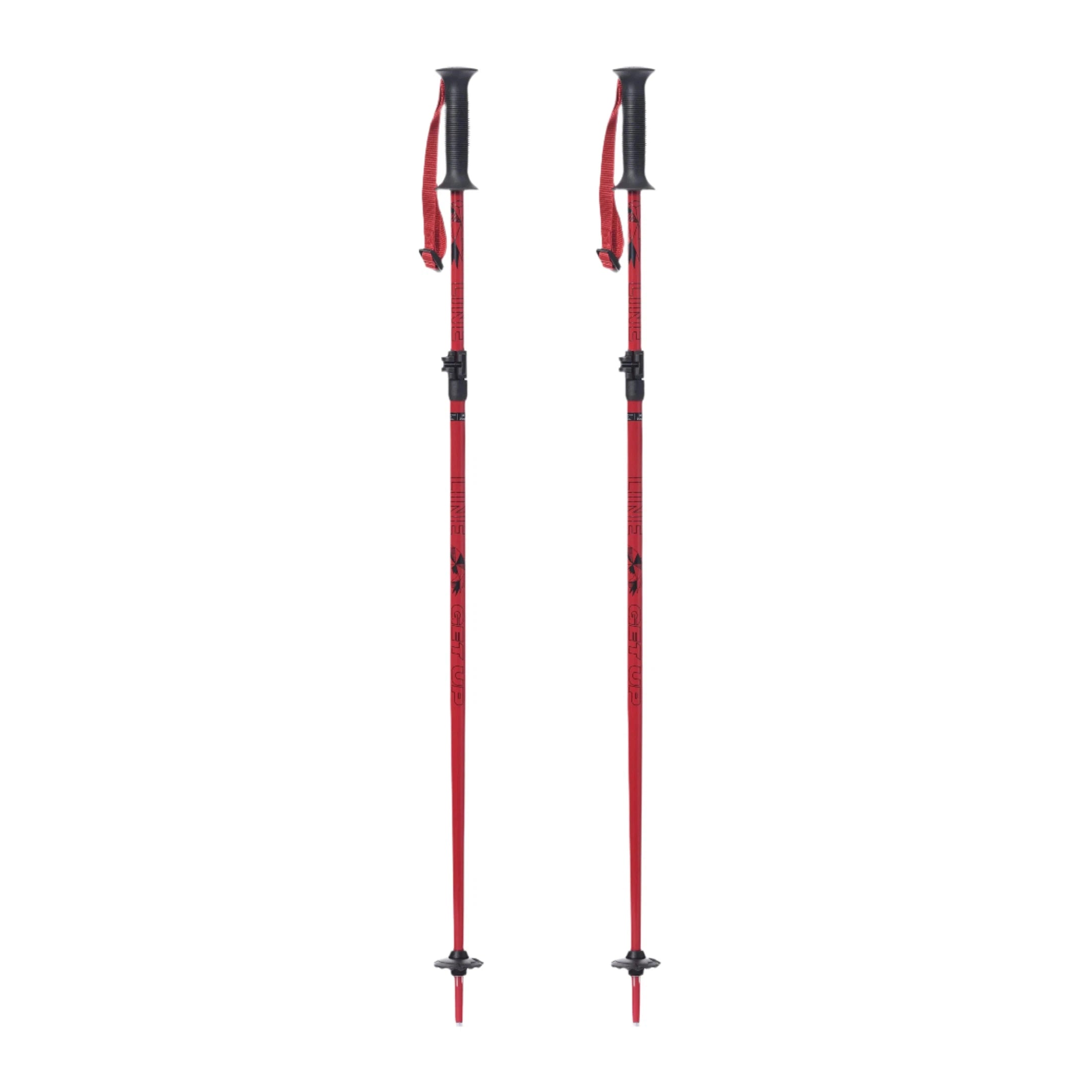 Adjustable Junior Ski Poles for Kids - Line Get Up 2025 - Perfect for Young Skiers Learning & Improving on Slopes