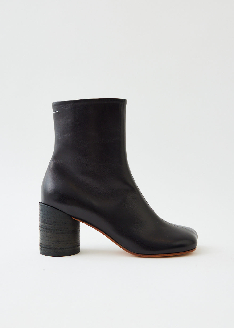 Anatomic 70 Ankle Boots for Women - Comfortable Leather Mid Calf Booties with Block Heel | Perfect for Office, Casual Wear & Fall Fashion