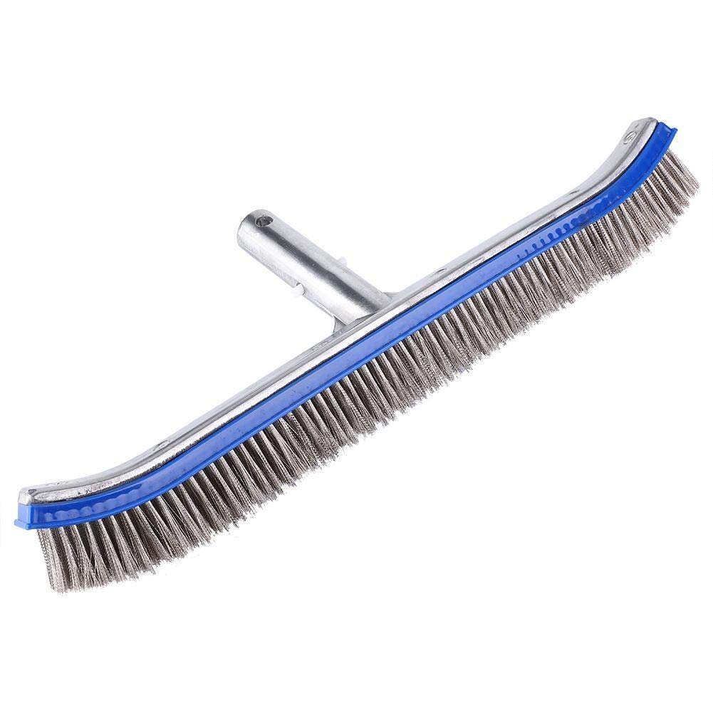 Unibell 18-Inch Heavy Duty Steel Pool Brush - Professional Swimming Pool, Spa, Hot Tub & Pond Cleaner for Walls & Bottom - Ideal for Inground & Above Ground Pools