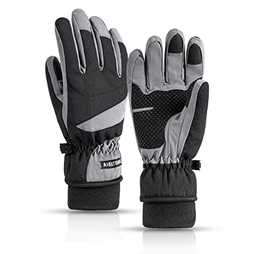 IPENNY Winter Ski Gloves for Women & Men - Warm Touchscreen Cold Weather Gloves, Waterproof Windproof Snowboard & Snow Ski Gloves for Outdoor Sports & Winter Activities