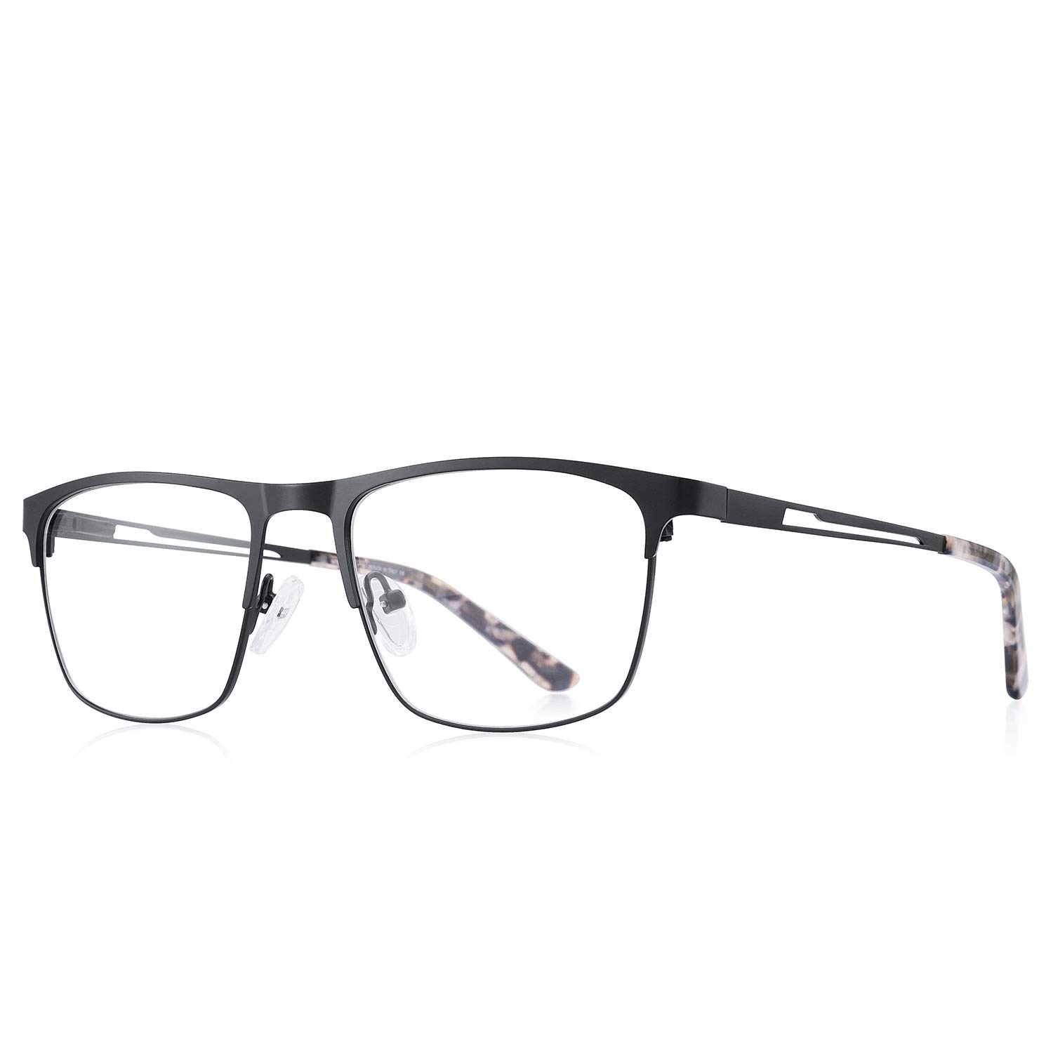 Blue Light Blocking Reading Glasses for Women & Men - Anti Glare Computer Glasses with Spring Hinge - Perfect for Office Work, Screen Time & Night Reading