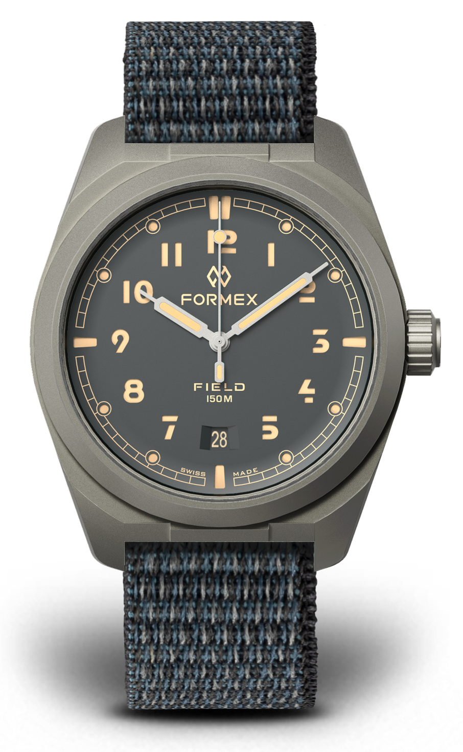 Formex Field Ash Grey Watch - Premium Swiss Automatic Diver for Men - Waterproof Luxury Timepiece for Outdoor, Diving & Business Wear