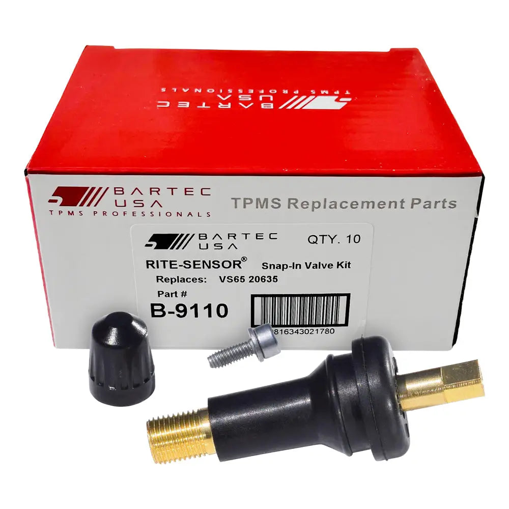Bartec B 9110 TPMS Snap-in Valve Service Kit (VS 65, 20635) - Professional Tire Pressure Monitoring System Repair Tool for Cars & Trucks - Ideal for Auto Shops & DIY Mechanics