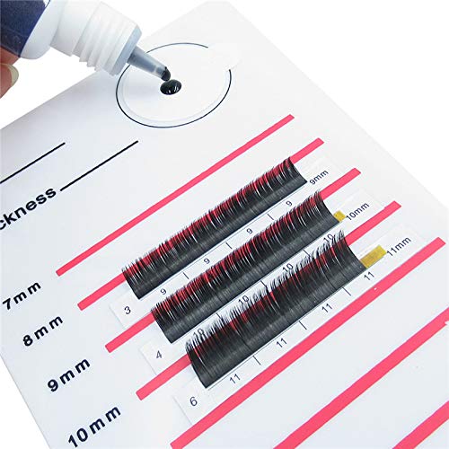 Professional Acrylic Lash Tile & Eyelash Adhesive Glue Holder - Eyelash Extension Tool for False Eyelash Display & Hair Dispenser - Perfect for Salon, Spa & Home Lash Application
