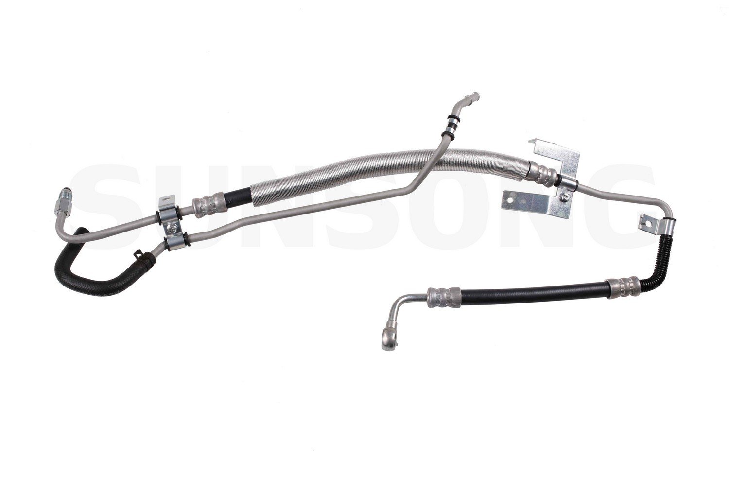 Sunsong 3401240 Power Steering Hose Assembly - High-Performance Replacement for Smooth Steering - Perfect for Chevy, GMC, Ford Trucks & SUVs