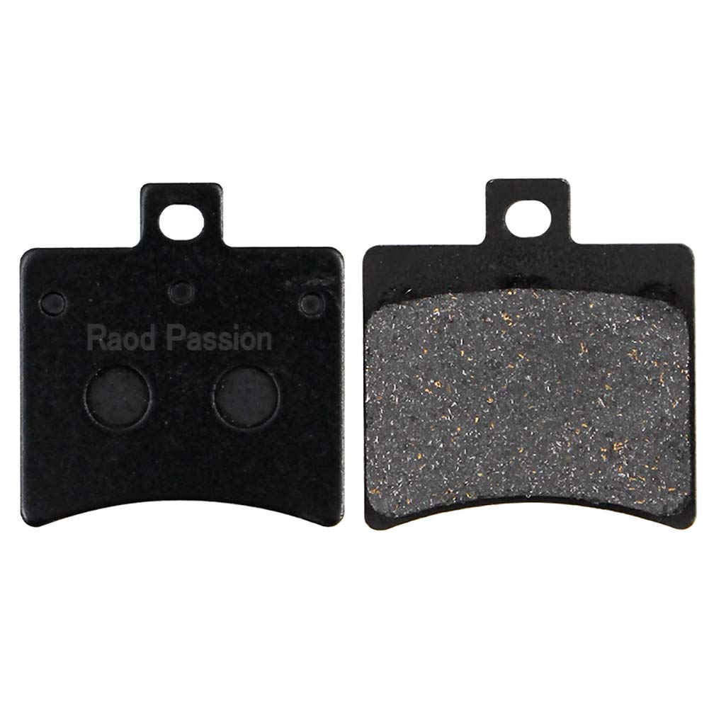 Road Passion Brake Pads for MALAGUTI Madison T125/150/R180/S250 99-03, Madison 125-3 06-09, F18 Warrior 125/150 00-03 - High-Performance Motorcycle Brake Pads for Smooth & Safe Riding - Perfect for City Commuting & Off-Road Adventures
