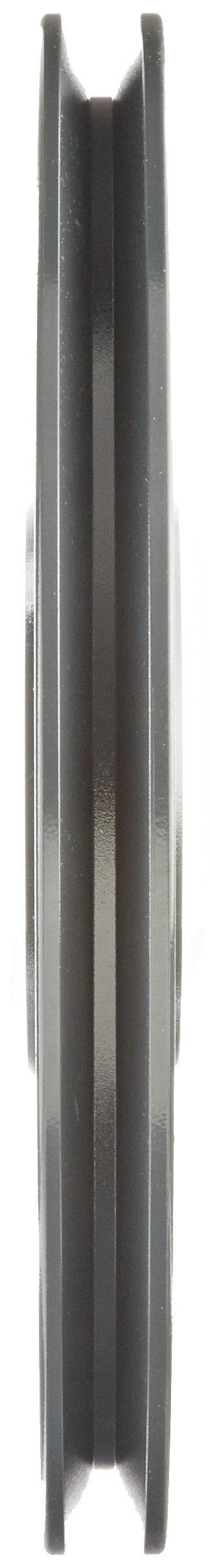 Browning 1B5V124 Cast Iron Split Taper Sheave - 1 Groove A/B/5V Belt Compatible with B Bushing | Industrial Machinery & Power Transmission Replacement Part