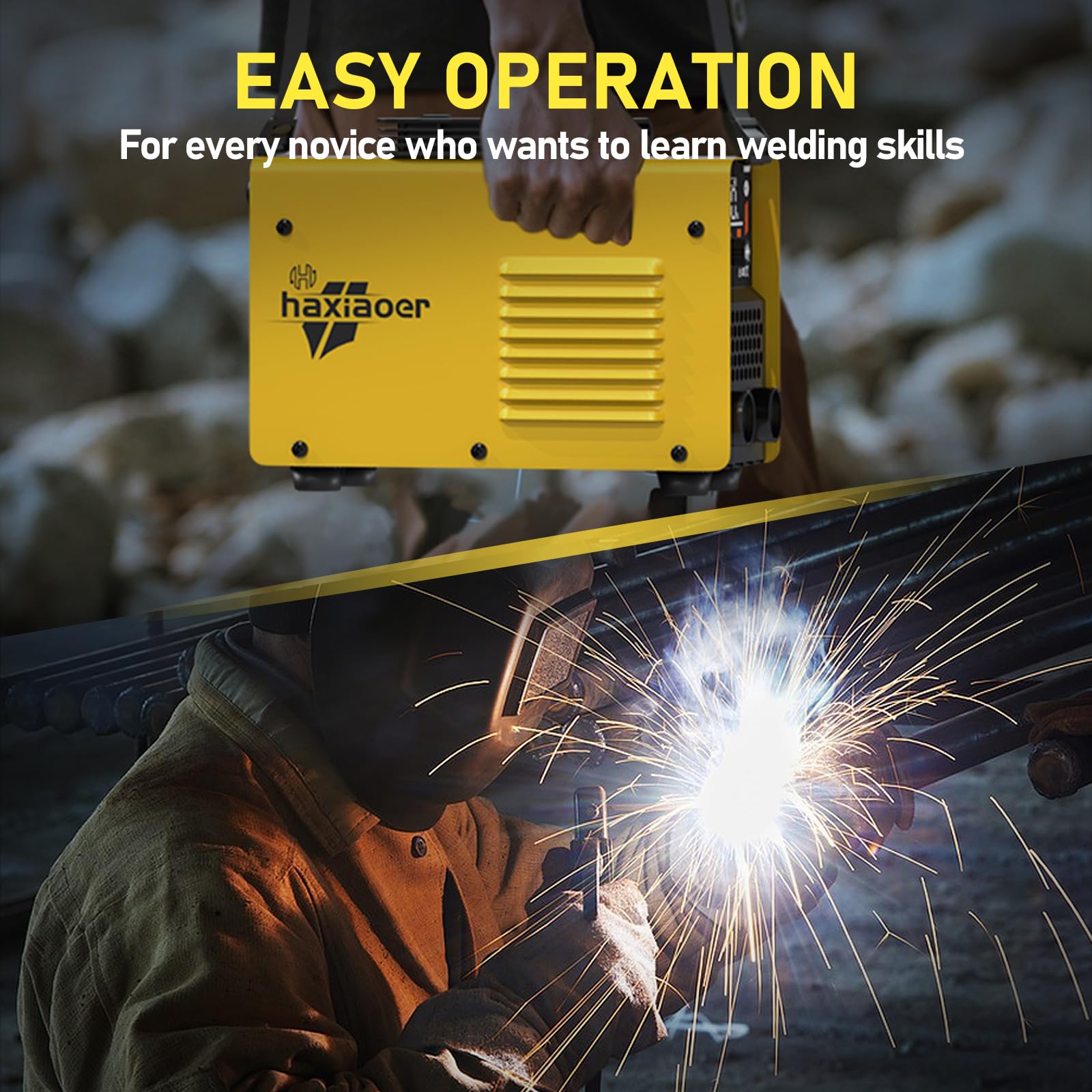 140A Stick Welder MMA/Lift TIG 2-in-1 IGBT Welding Machine - 110V/220V Portable Arc Welder with Digital Display, VRD, Hot Start & ARC Force - Ideal for Home DIY, Metal Repair & Construction Projects