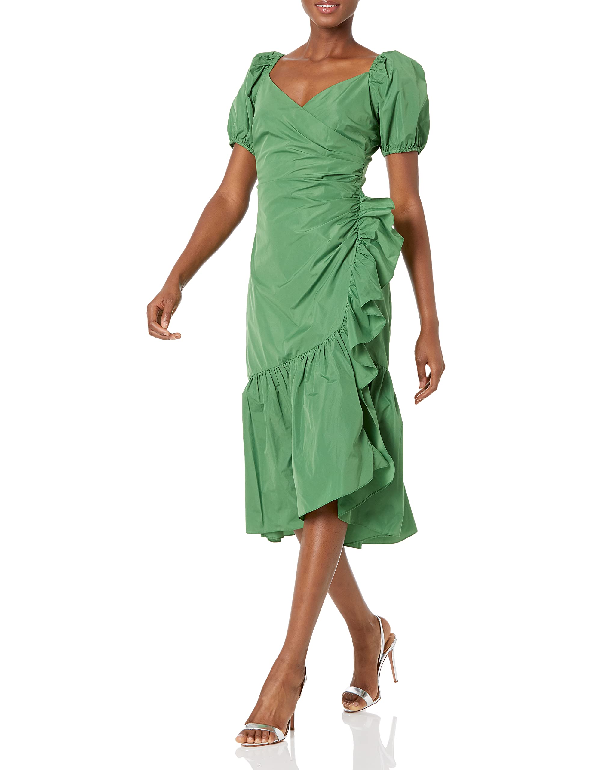 Cinq a Sept Women's Megan Dress - Elegant Floral Midi Dress for Parties, Weddings & Special Occasions | Perfect for Date Nights & Cocktail Events