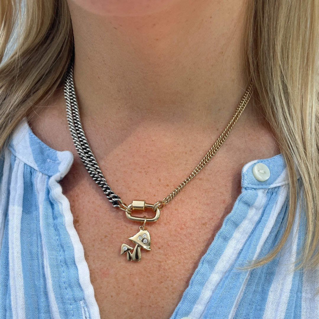 14K Yellow Gold Chubby Baby Lock Necklace - Marla Aaron Jewelry for Newborns & Christening Gifts | Elegant Baby Keepsake for Special Occasions