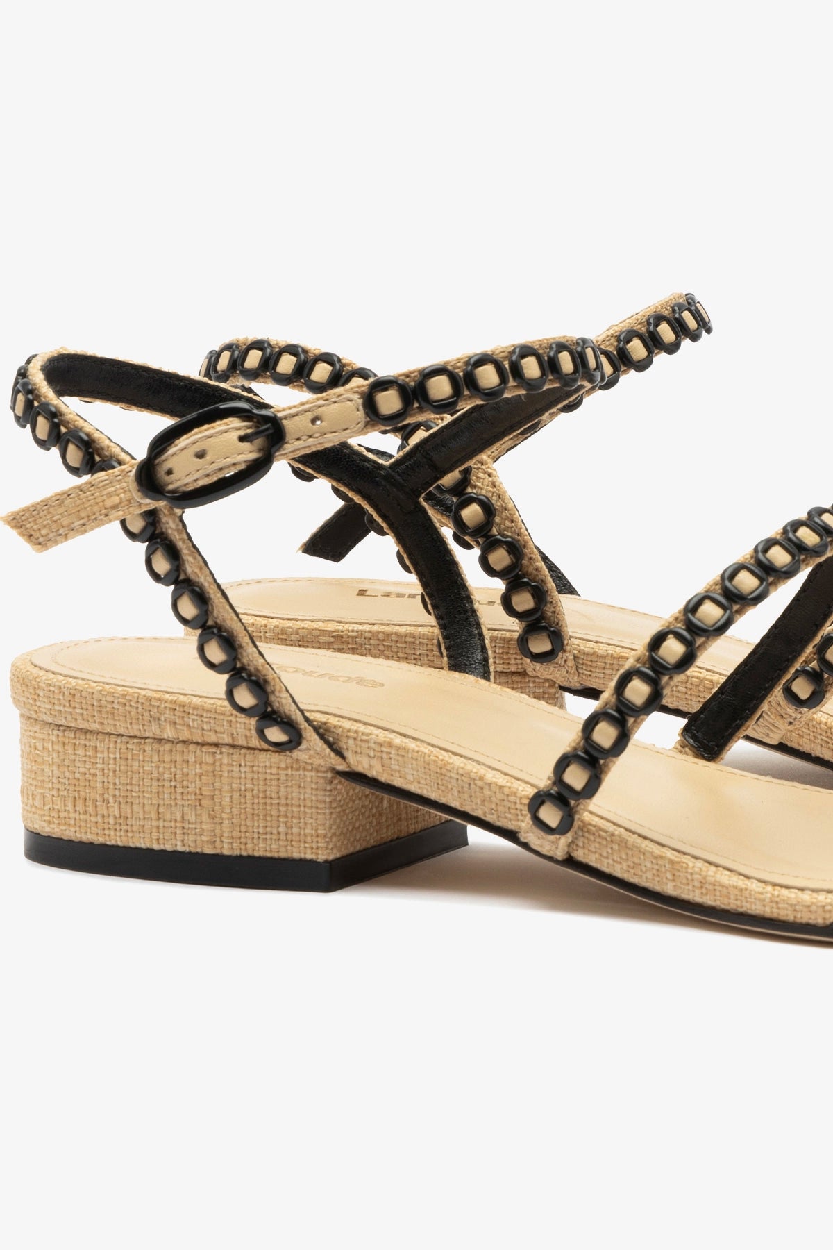 Milanina Flat Sandal Women's Comfortable Beach Sandals - Beige Raffia Material for Summer Vacation, Poolside, and Casual Outings