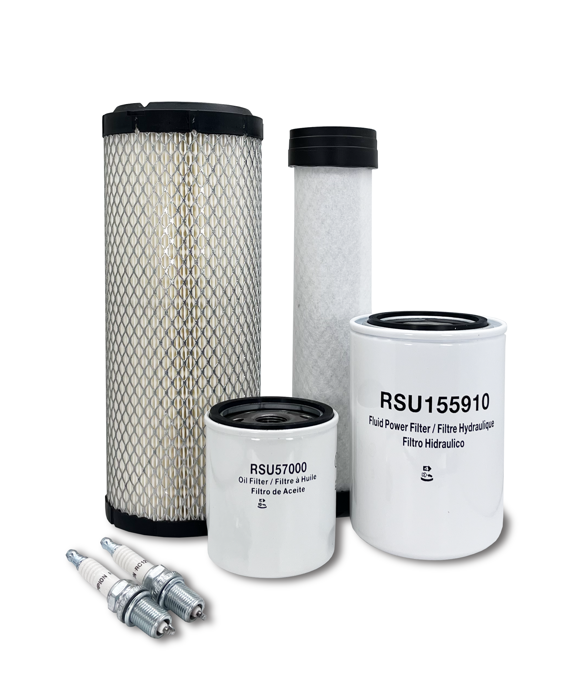 HERO® Maintenance Filter Kit for Scag STTII 61V 25CH LP EFI Turf Tiger II Zero Turn Mower - Air Oil Fuel Filters Replacement - Perfect for Lawn Care & Landscaping Maintenance
