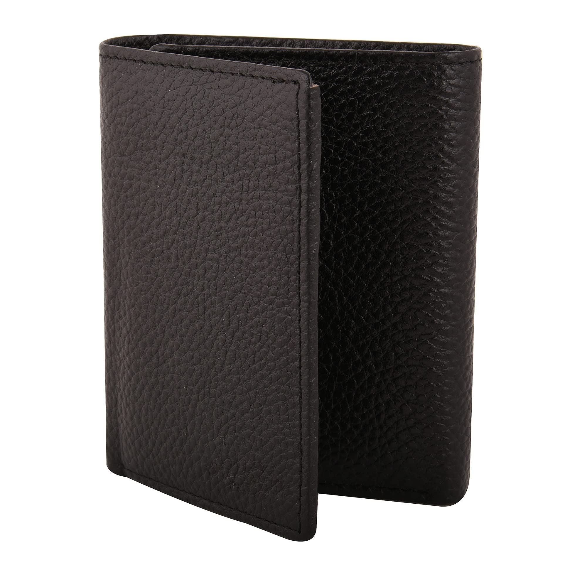 Genuine Leather RFID Blocking Trifold & Zipper Around Wallet for Men - Horizontal & Vertical Zippered Card Holder | Perfect Gift for Men & Women | Everyday Carry & Travel Essentials