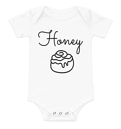 Funny Honey Bun Baby Onesie - Cute Toddler Shirt for Boys & Girls (12 Months) - Perfect for Playdates & Photos