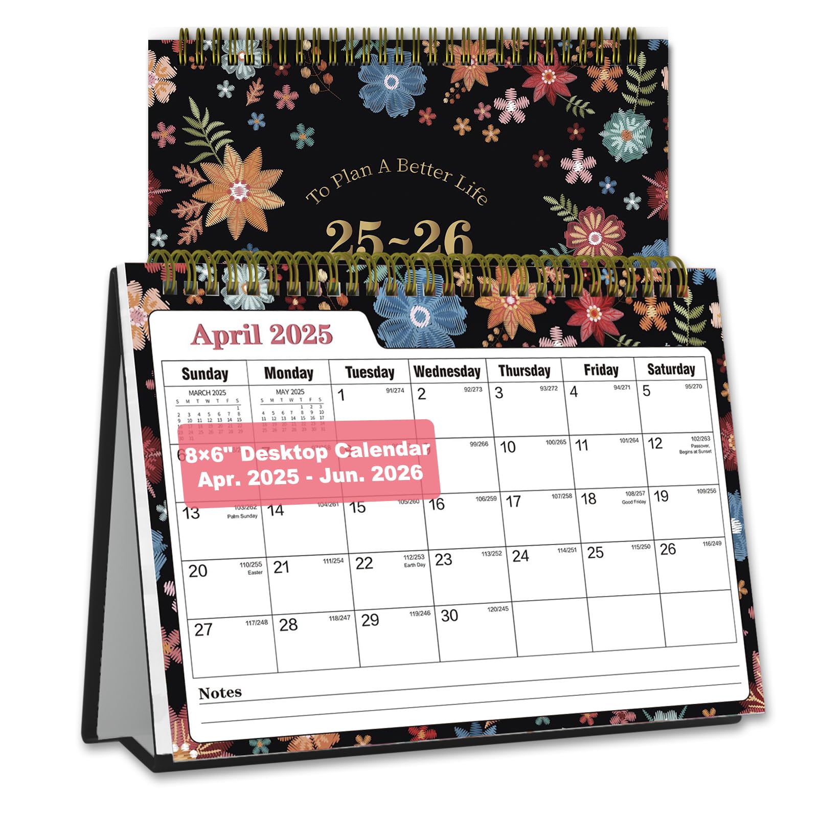 2025-2026 Small Standing Desk Calendar | 8