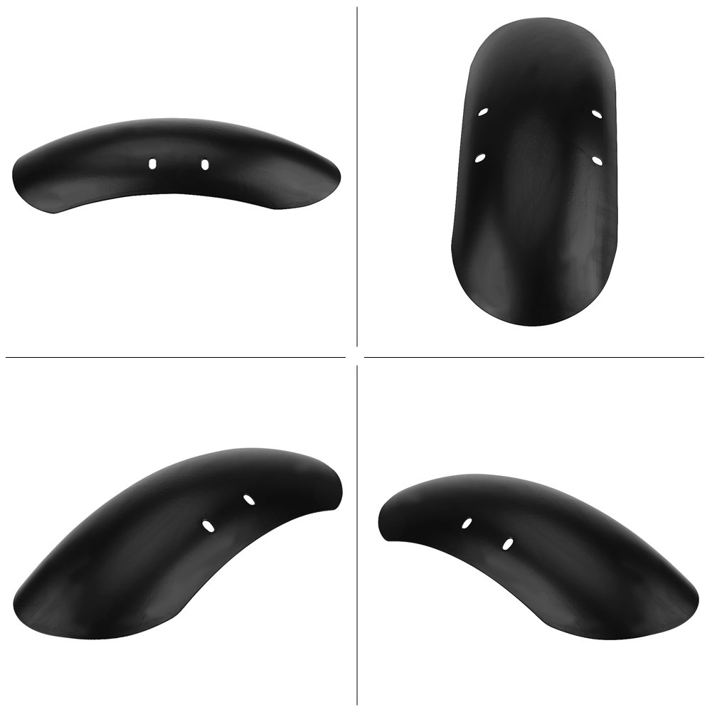 Universal Motorcycle Short Front Mud Flap - Fits Harley Davidson Forty Eight XL1200X & XL1200 (2010-2017) | Durable Wheel Fender Cover for Motorcycle Protection | Perfect for Street Riding and Wet Weather Conditions