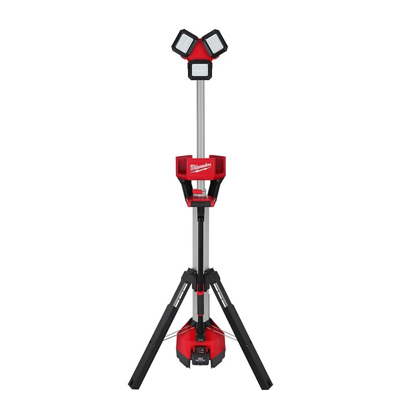 M18 18V Lithium-Ion Cordless ROCKET Tower Light & Charger Kit (2136-21) - Perfect for Construction Sites, Emergency Lighting, and Outdoor Work Areas